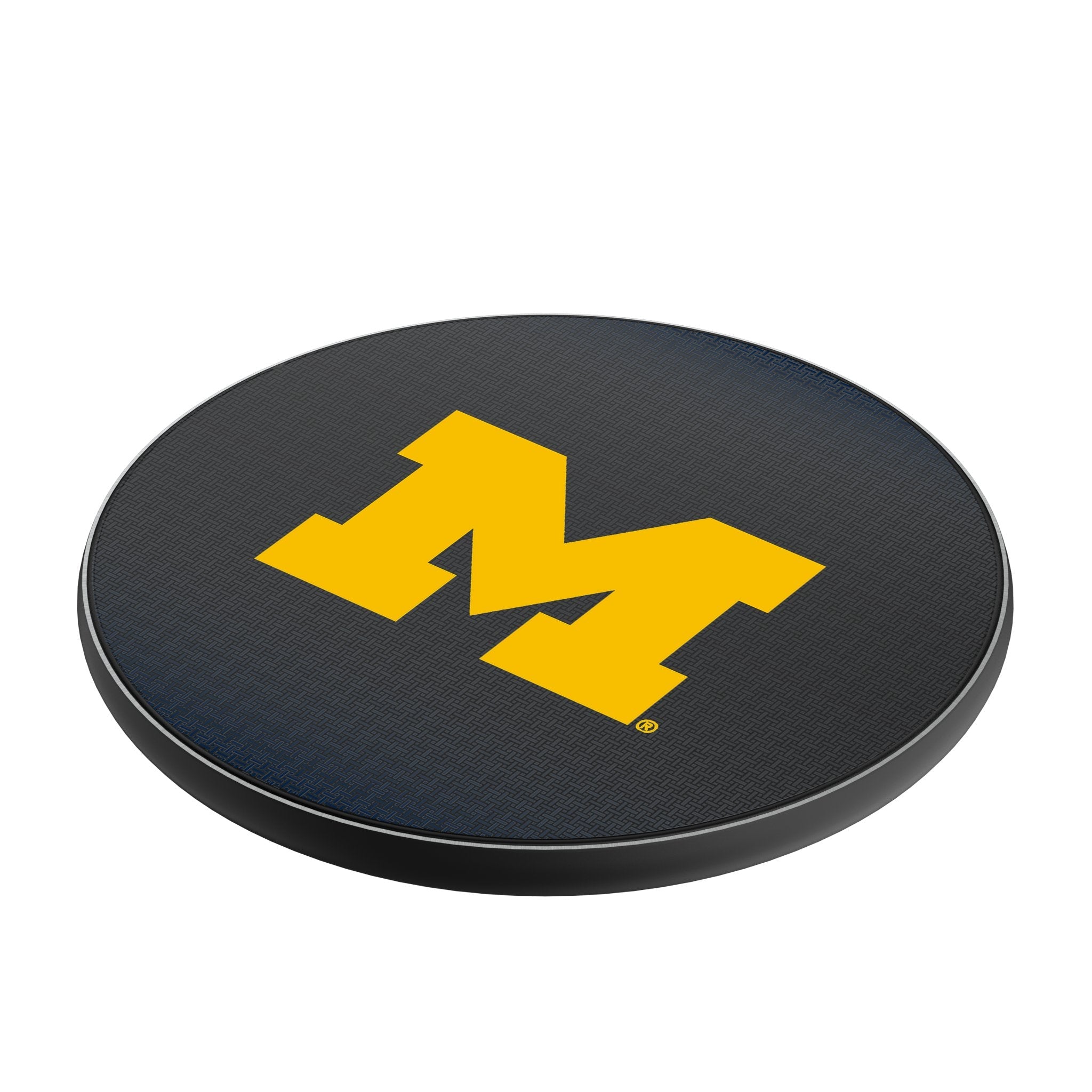 University of Michigan Wolverines Linen 15-Watt Wireless Charger 2