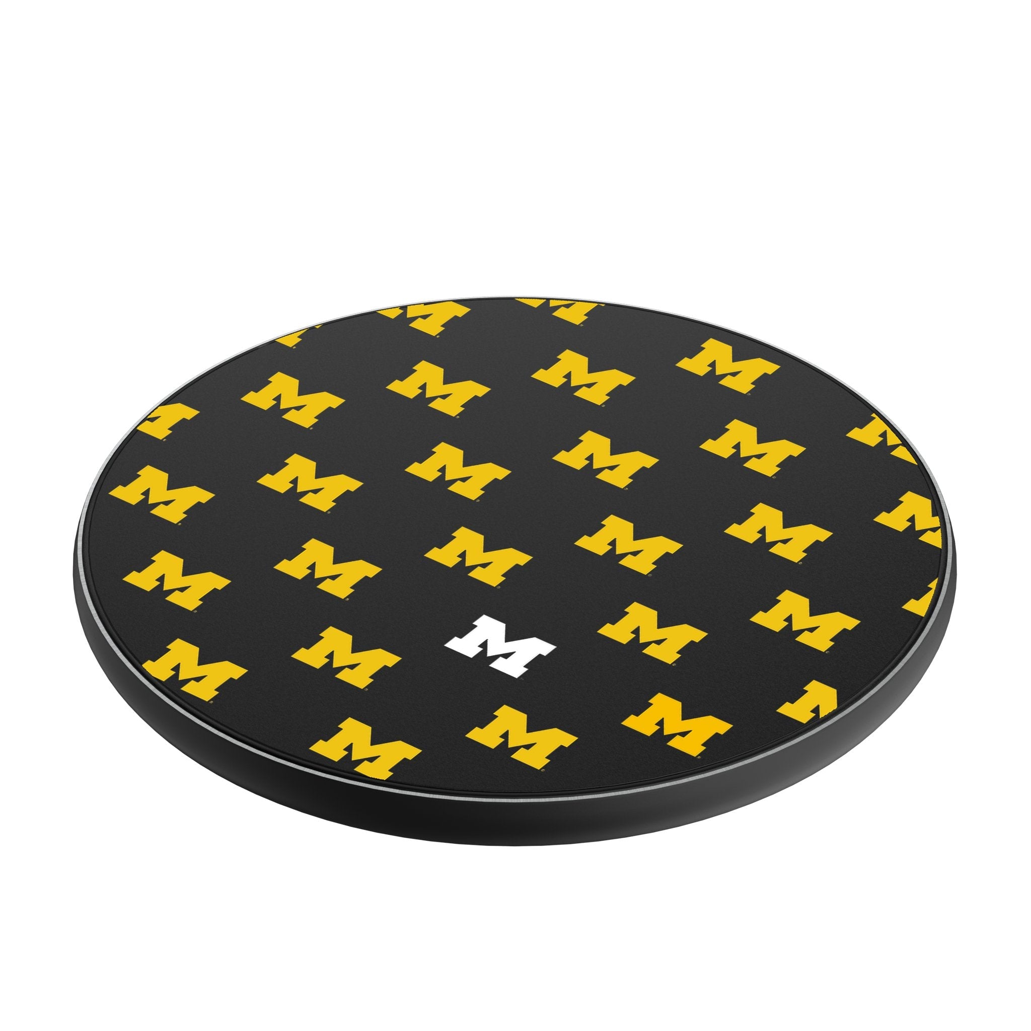 University of Michigan Wolverines Fashion Pattern 15-Watt Wireless Charger 2
