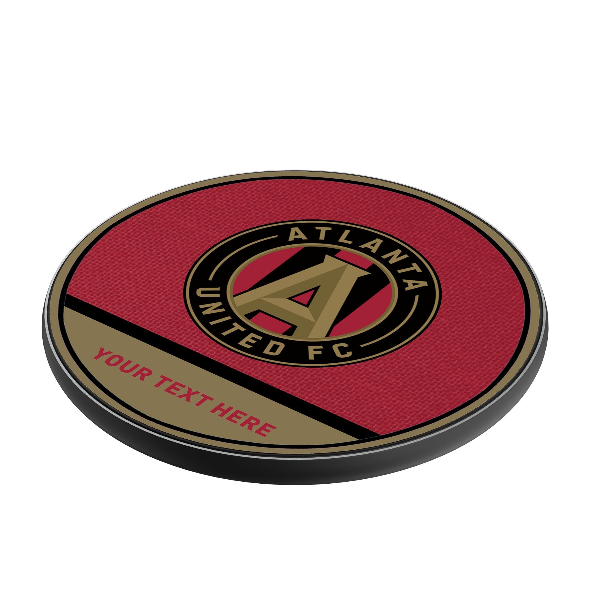 Atlanta United FC Personalized Endzone Solid 15-Watt Wireless Charger 2