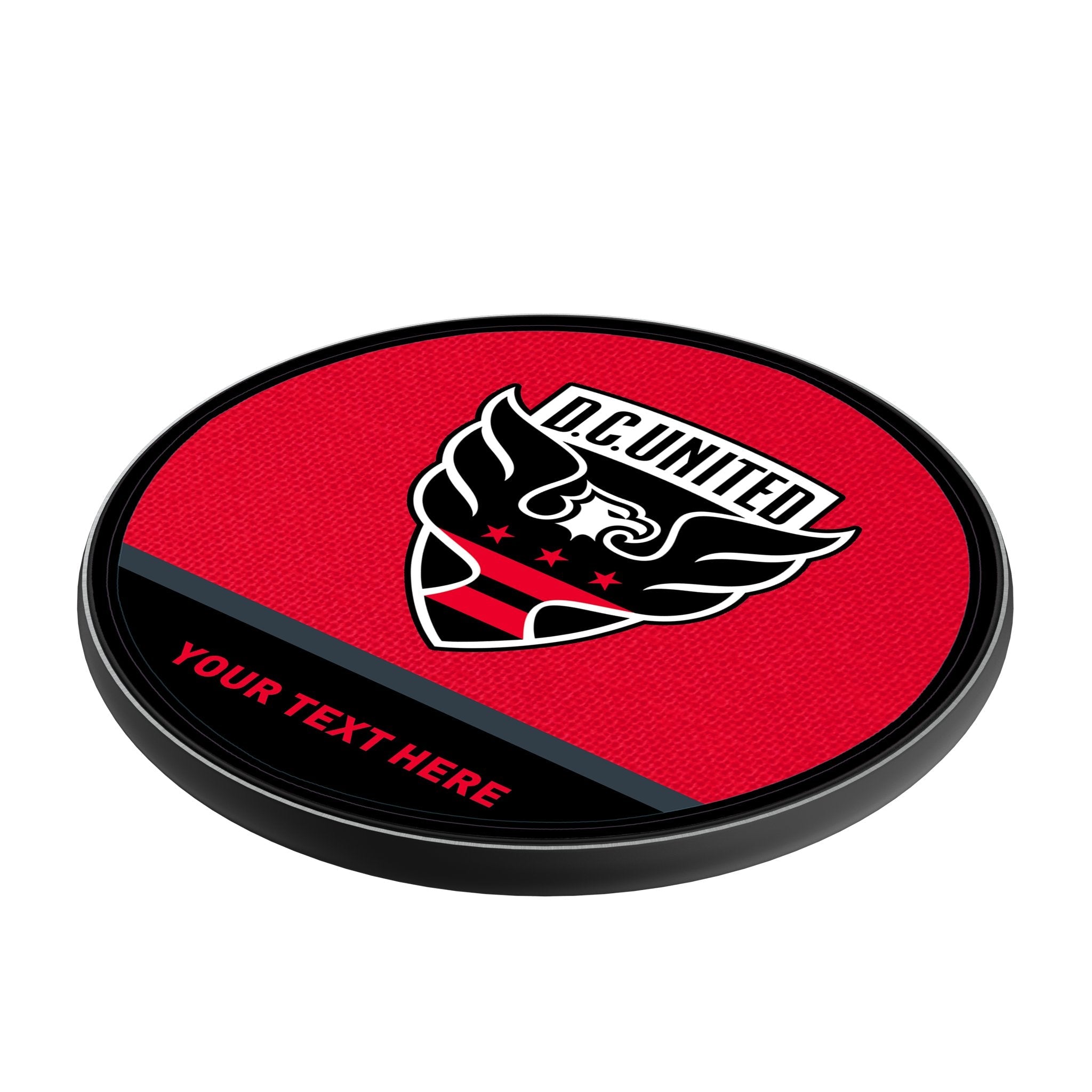 DC United Personalized Endzone Solid 15-Watt Wireless Charger