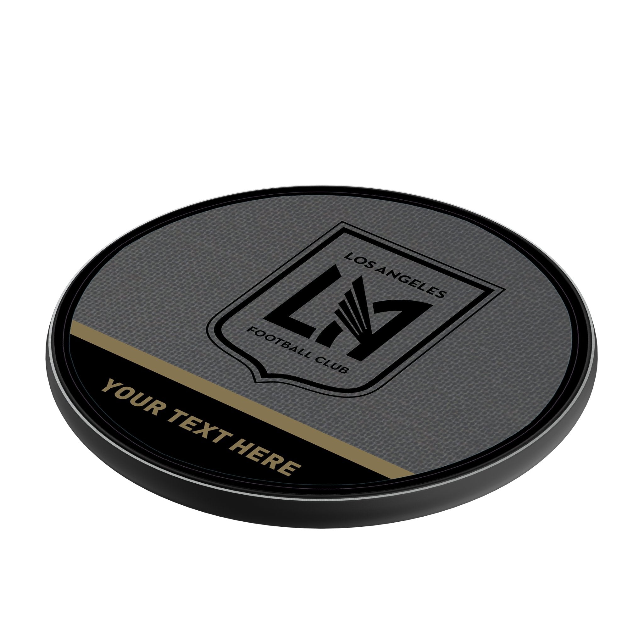Los Angeles Football Club Personalized Endzone Solid 15-Watt Wireless Charger