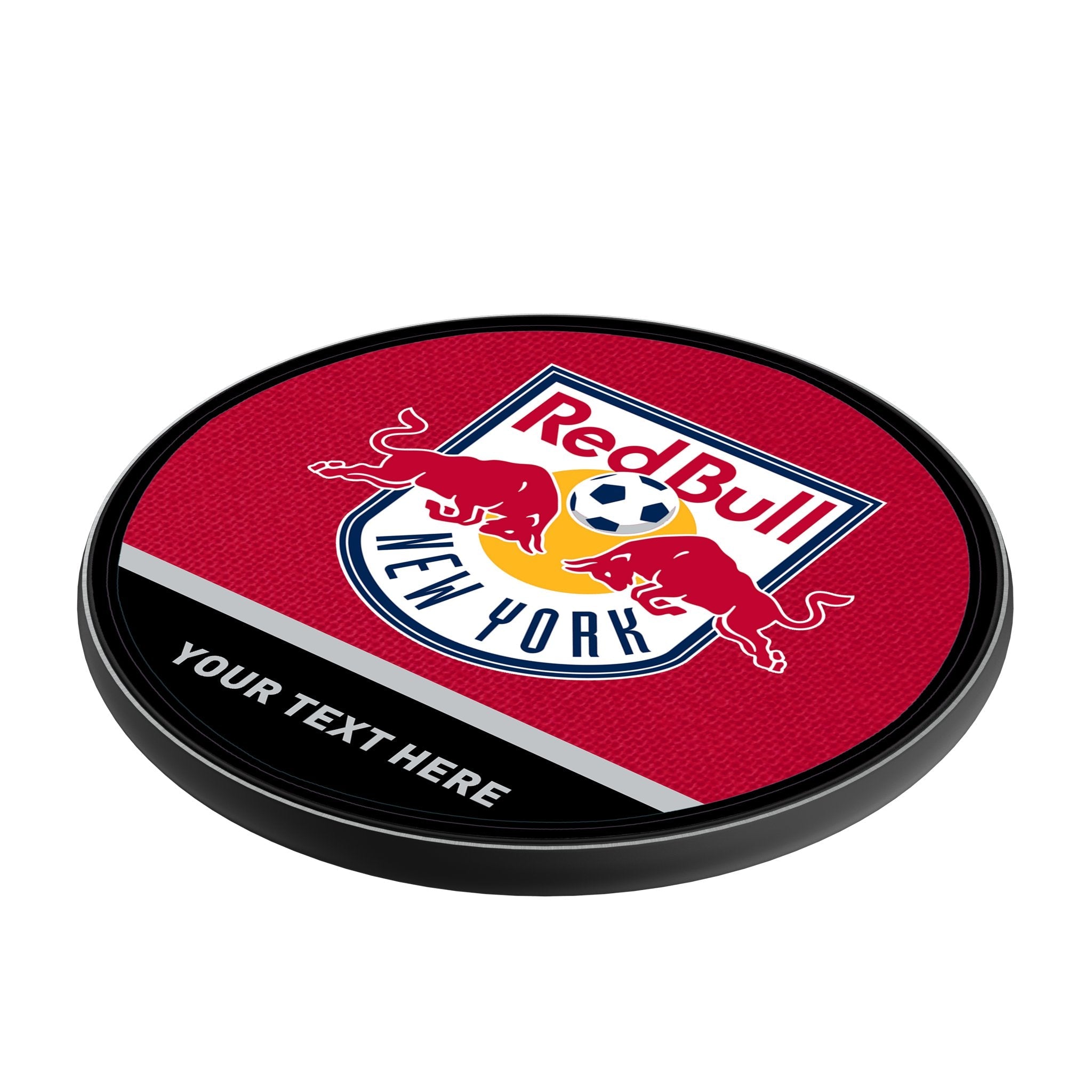 New York Red Bulls Personalized Endzone Solid 15-Watt Wireless Charger