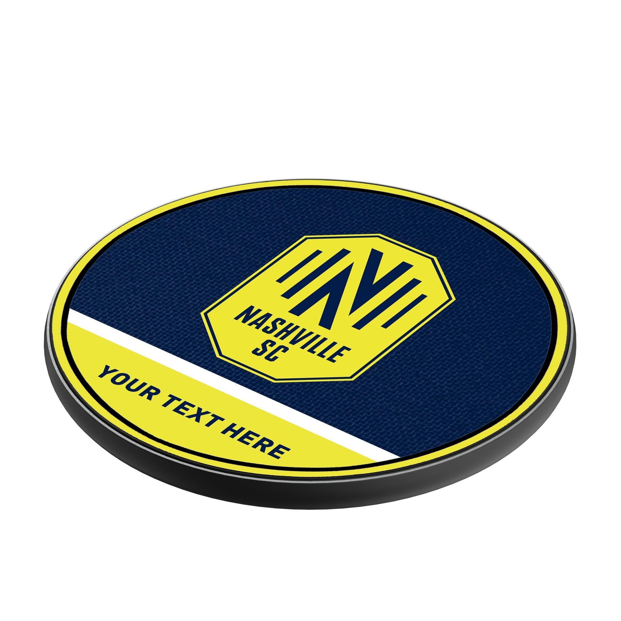 Nashville SC Personalized Endzone Solid 15-Watt Wireless Charger