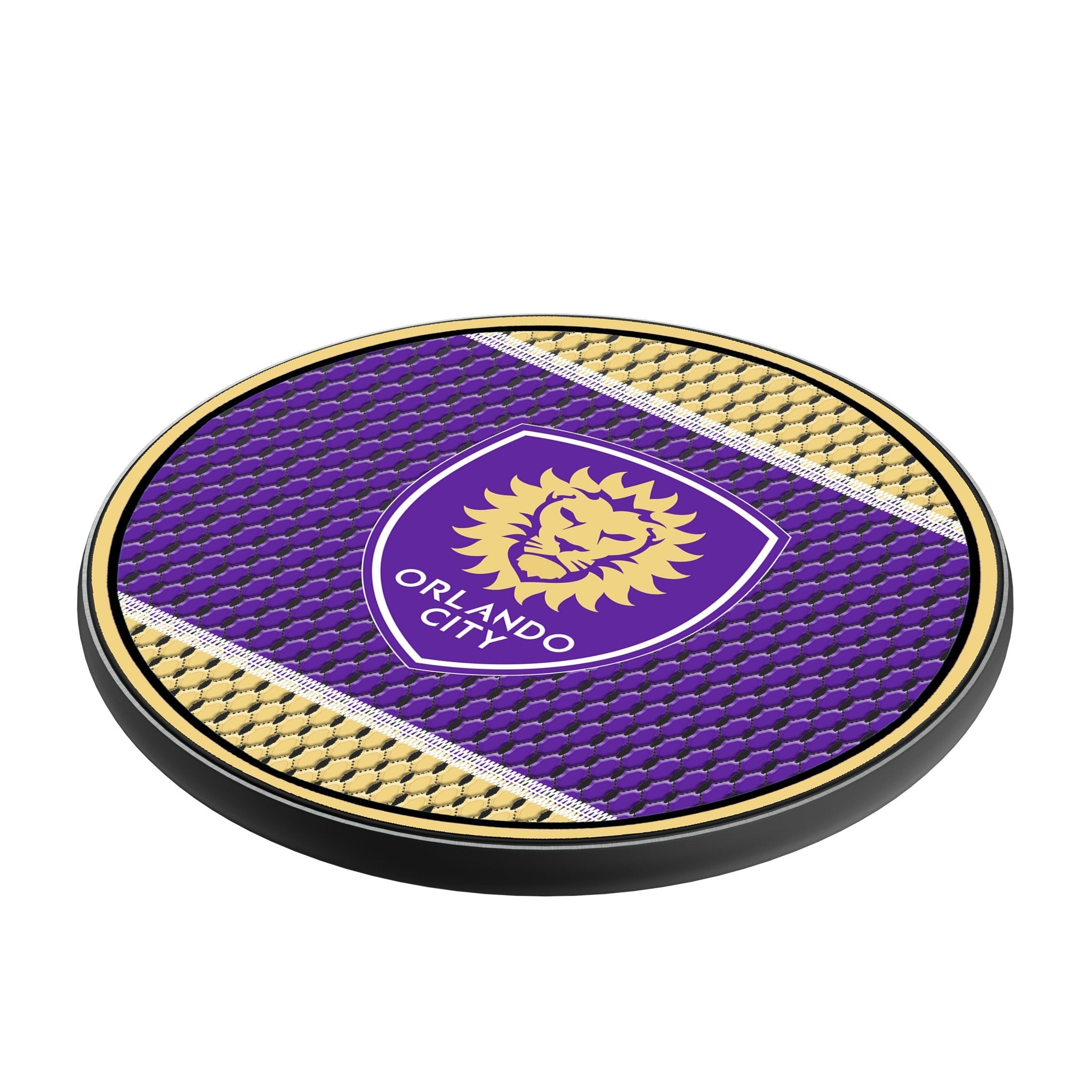 Orlando City Soccer Club Mesh 15-Watt Wireless Charger