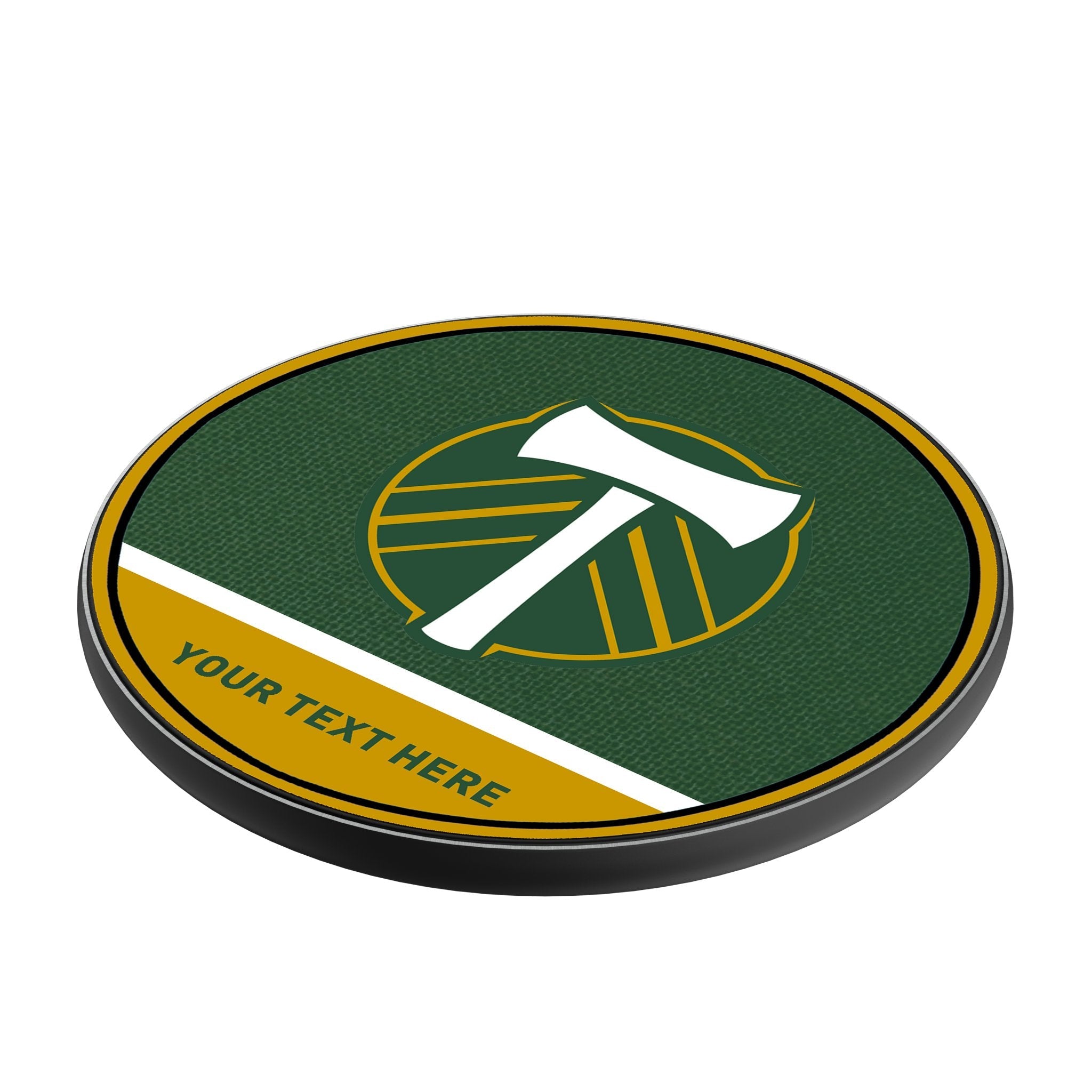 Portland Timbers Personalized Endzone Solid 15-Watt Wireless Charger