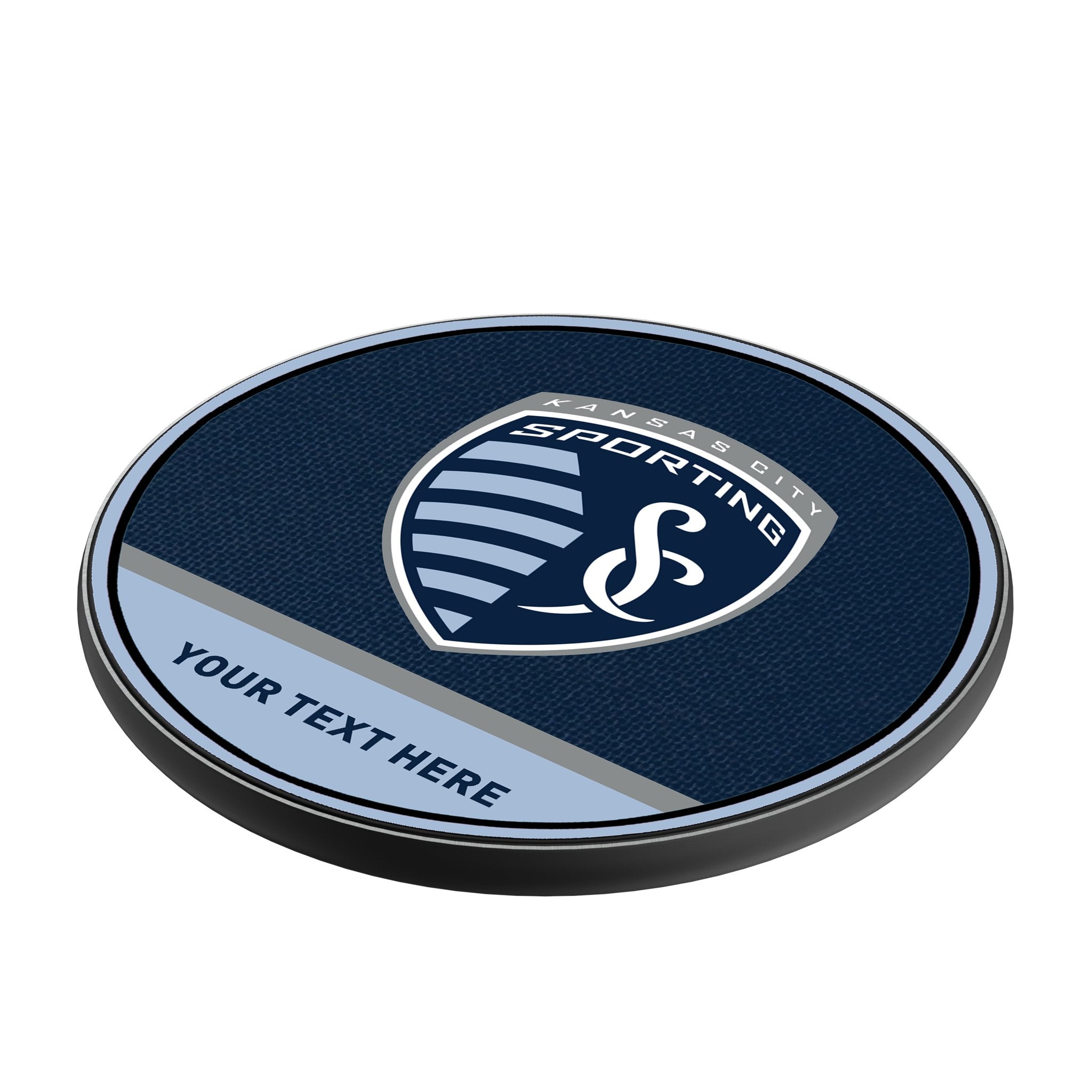 Sporting Kansas City Personalized Endzone Solid 15-Watt Wireless Charger 2