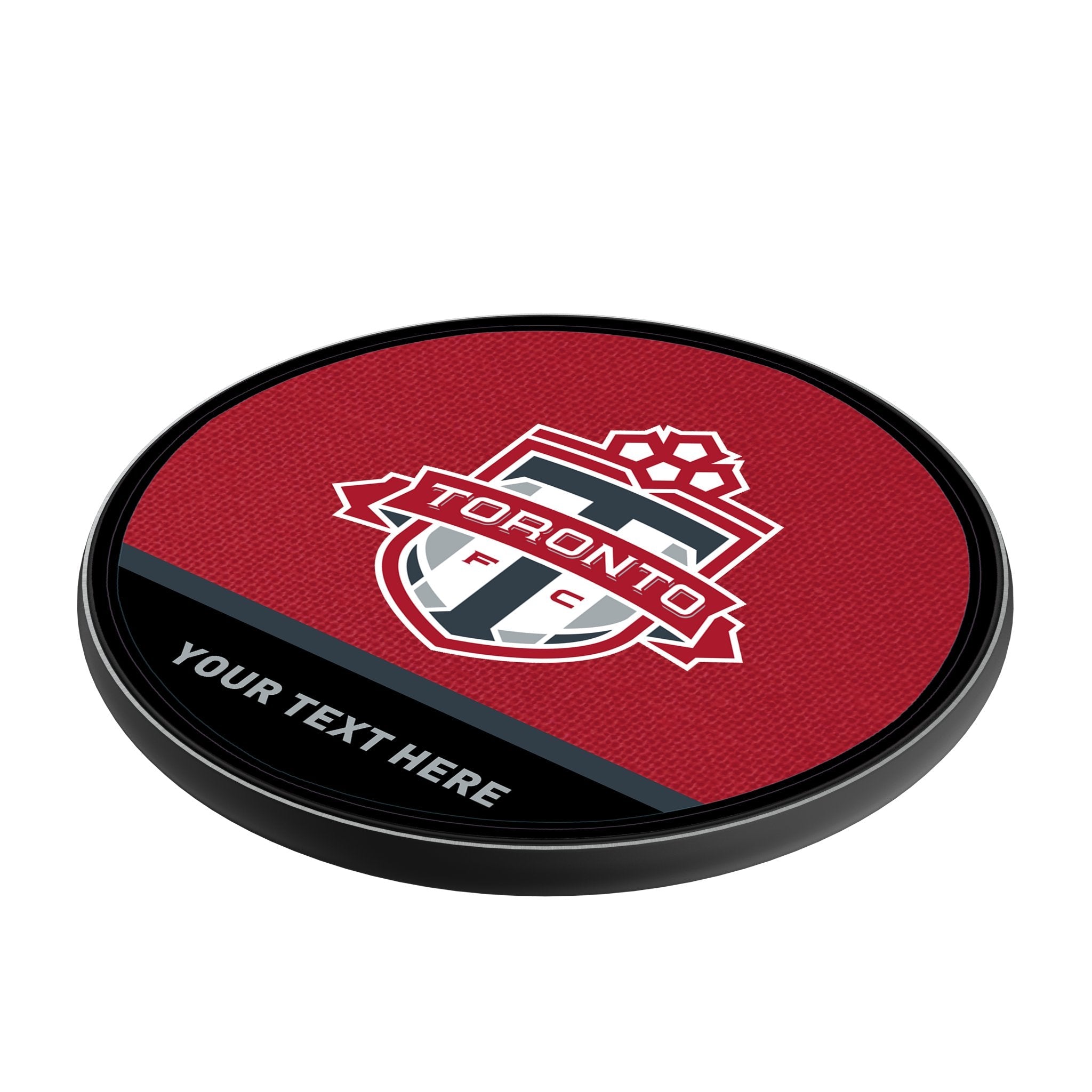 Toronto FC Personalized Endzone Solid 15-Watt Wireless Charger