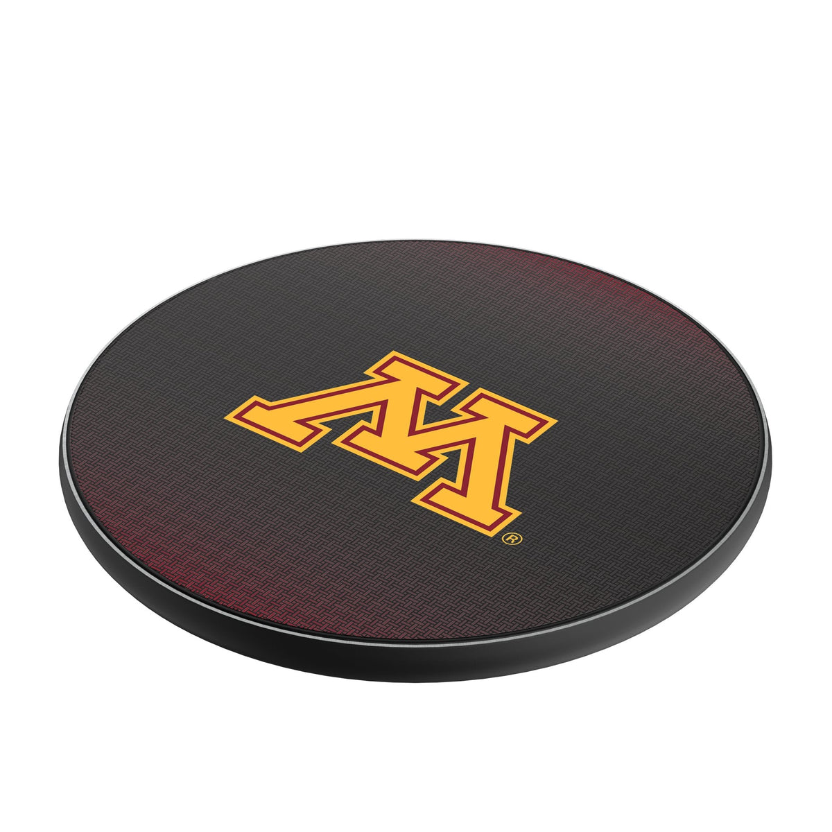 University of Minnesota Golden Gophers Linen 15-Watt Wireless Charger 2