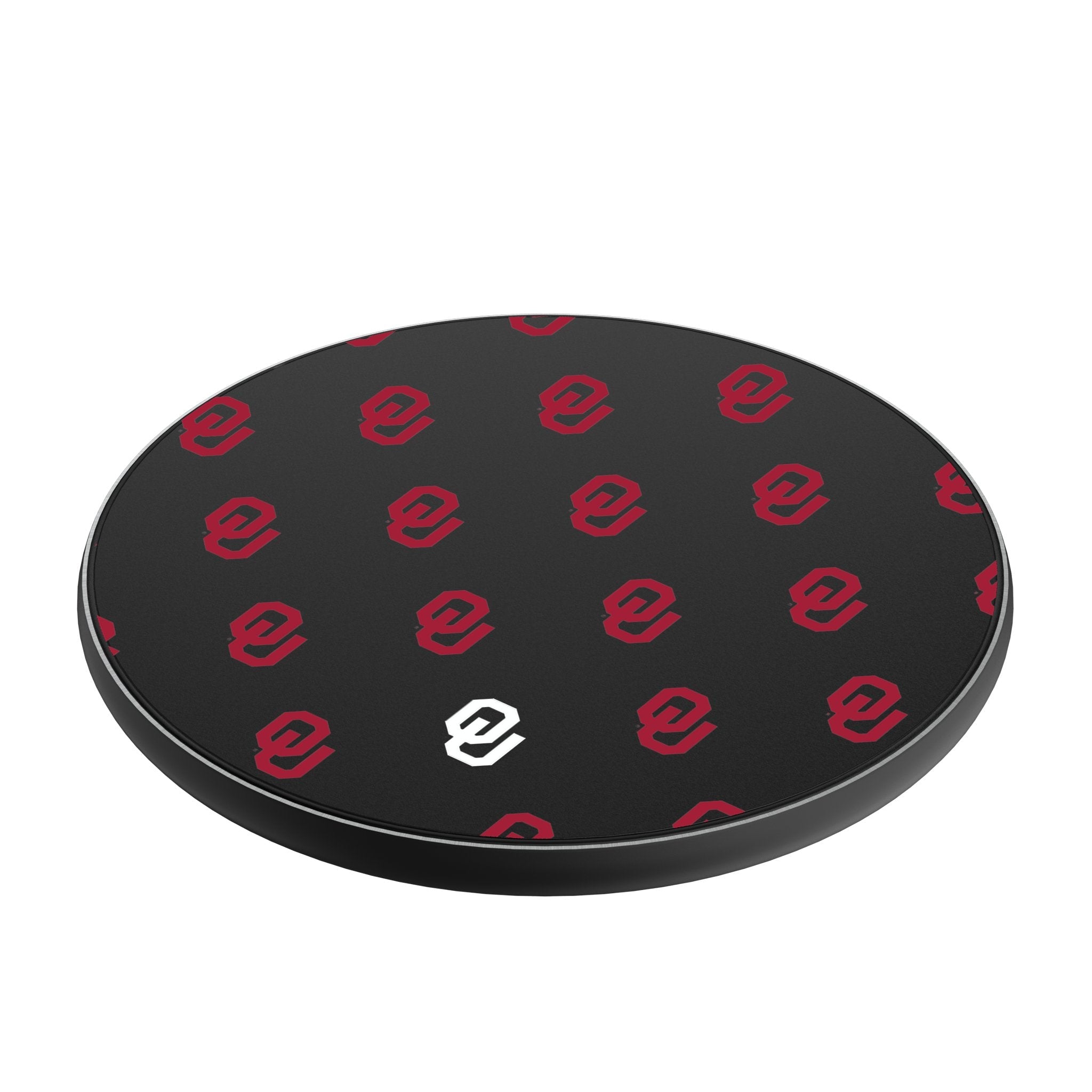 University of Oklahoma Sooners Fashion Pattern 15-Watt Wireless Charger