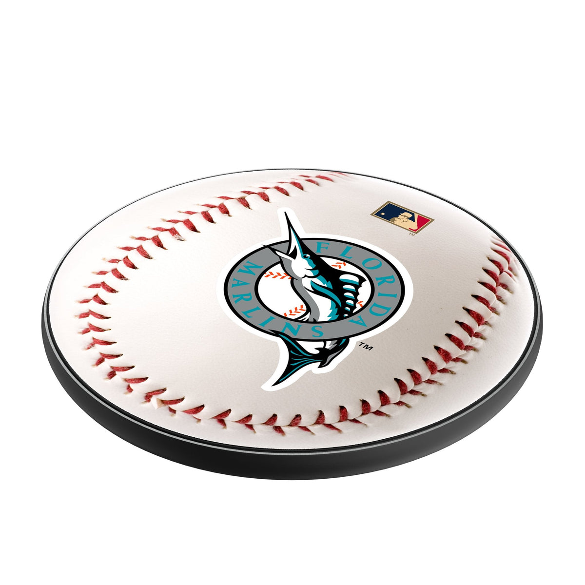 Miami Marlins 1993-2011 - Cooperstown Collection Baseball 15-Watt Wireless Charger 2