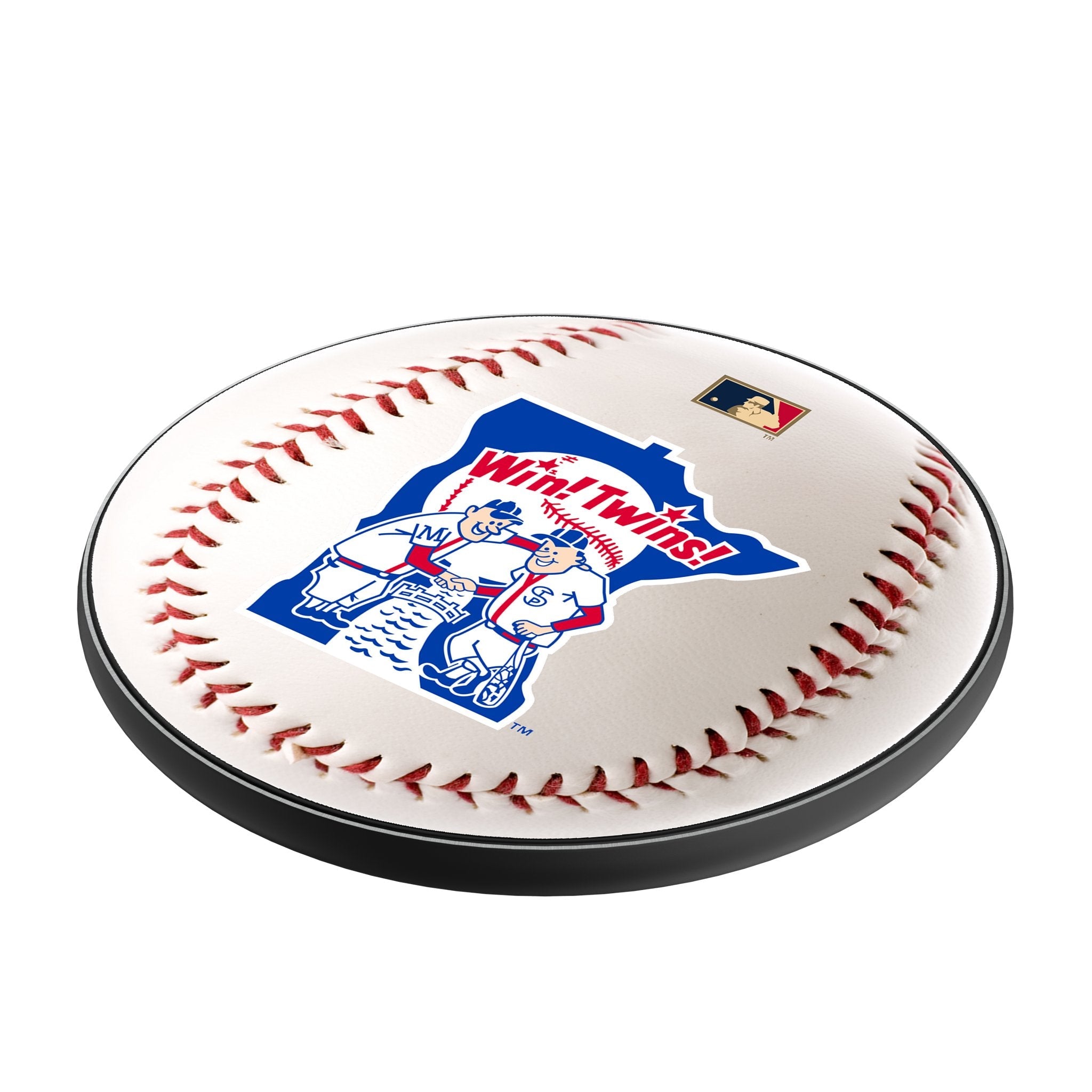 Minnesota Twins 1976-1986 - Cooperstown Collection Baseball 15-Watt Wireless Charger 2