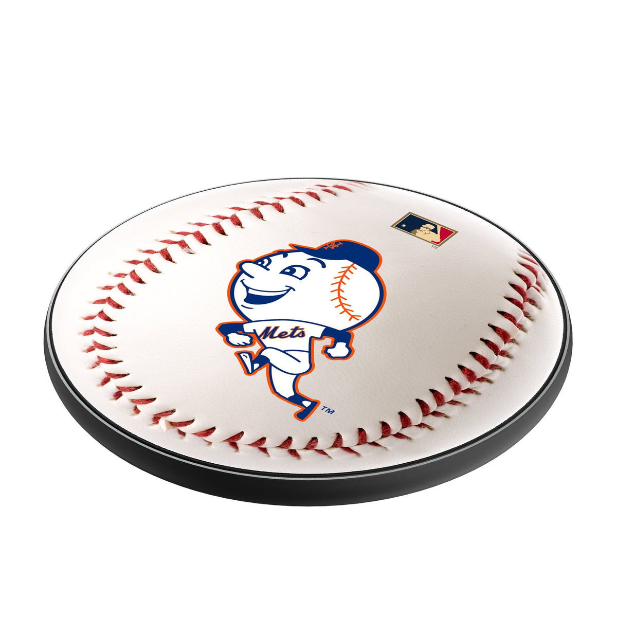 New York Mets 2014 - Cooperstown Collection Baseball 15-Watt Wireless Charger 2