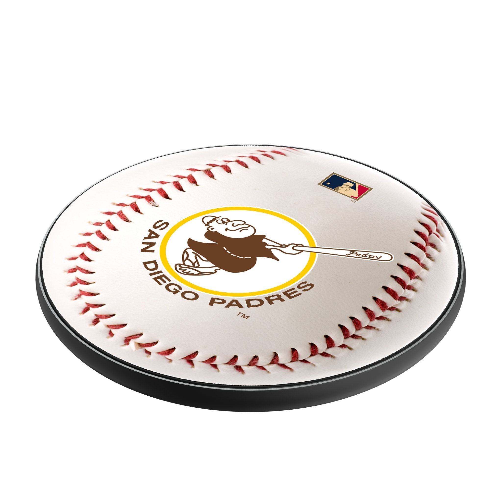 San Diego Padres 1969-1984 - Cooperstown Collection Baseball 15-Watt Wireless Charger 2