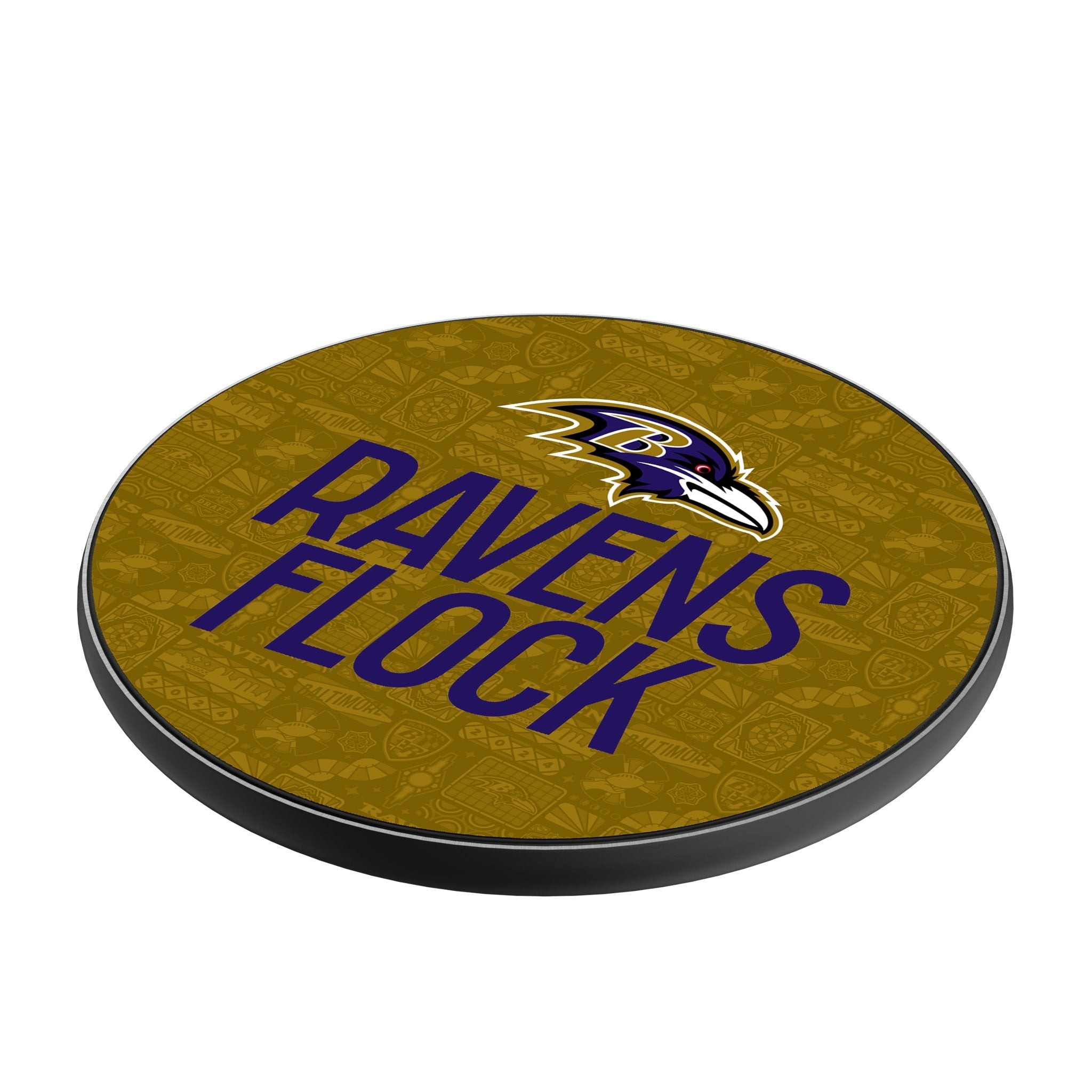 Baltimore Ravens 2024 Illustrated Limited Edition 15-Watt Wireless Charger