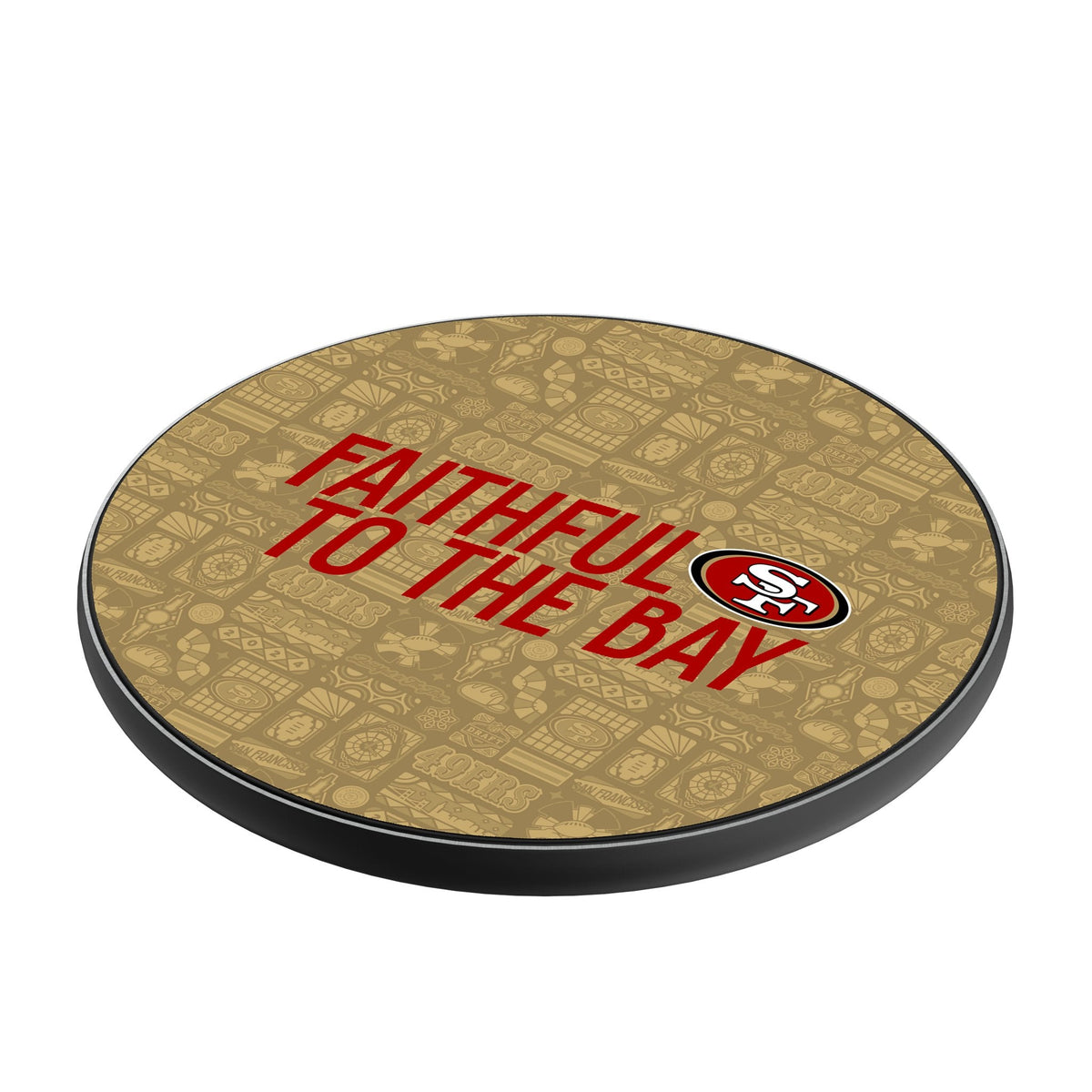 San Francisco 49ers 2024 Illustrated Limited Edition 15-Watt Wireless Charger