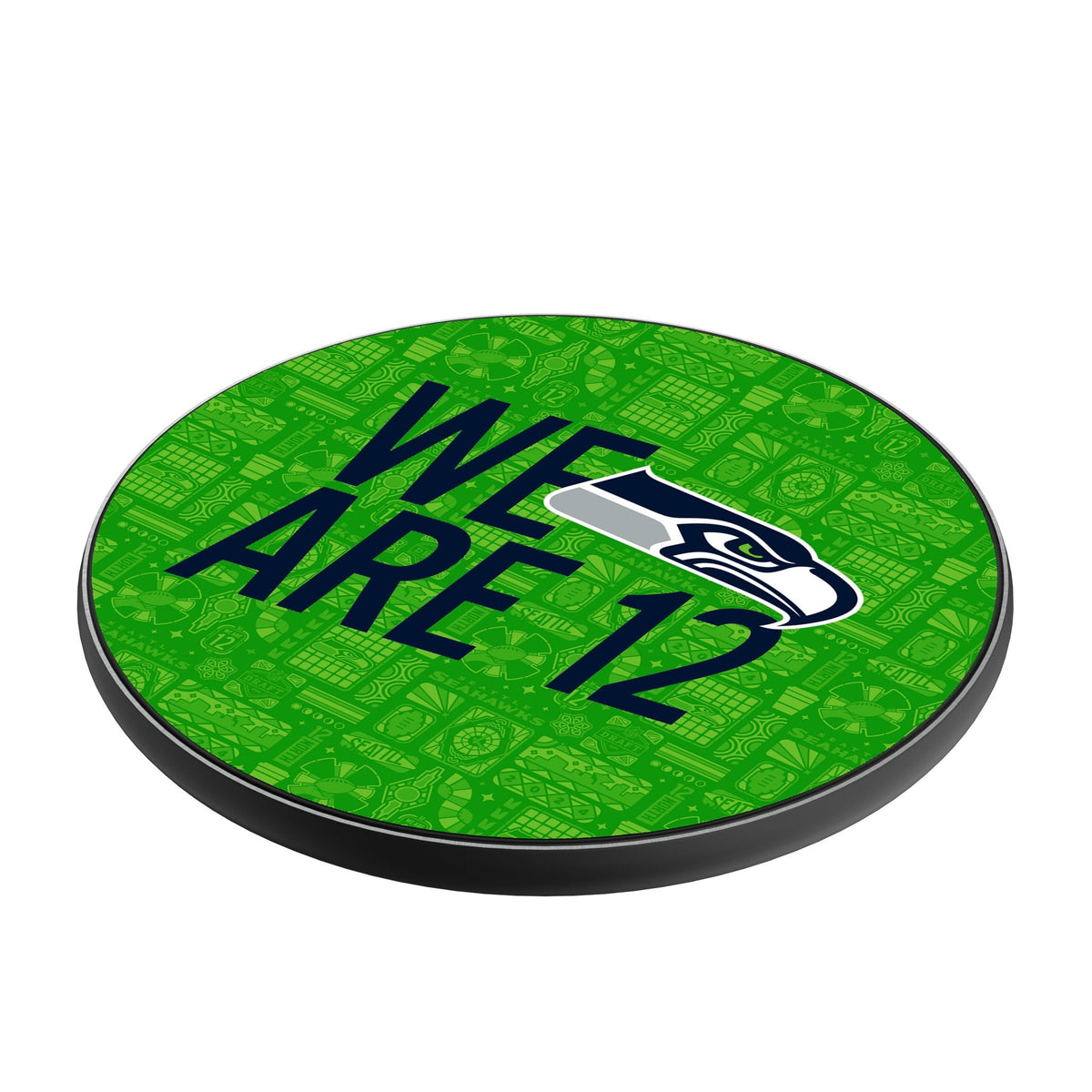 Seattle Seahawks 2024 Illustrated Limited Edition 15-Watt Wireless Charger