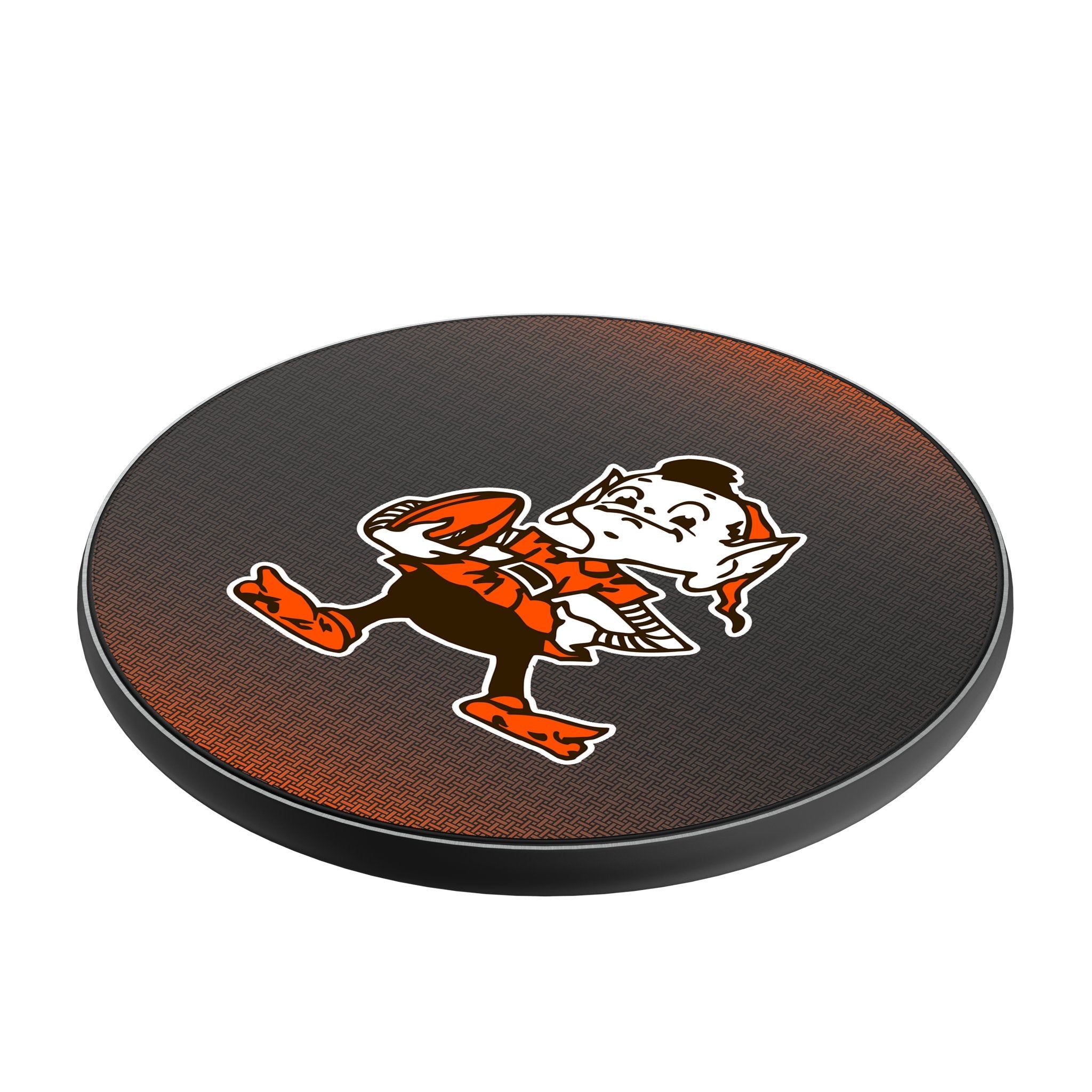 Cleveland Browns Historic Collection Linen 15-Watt Wireless Charger 2