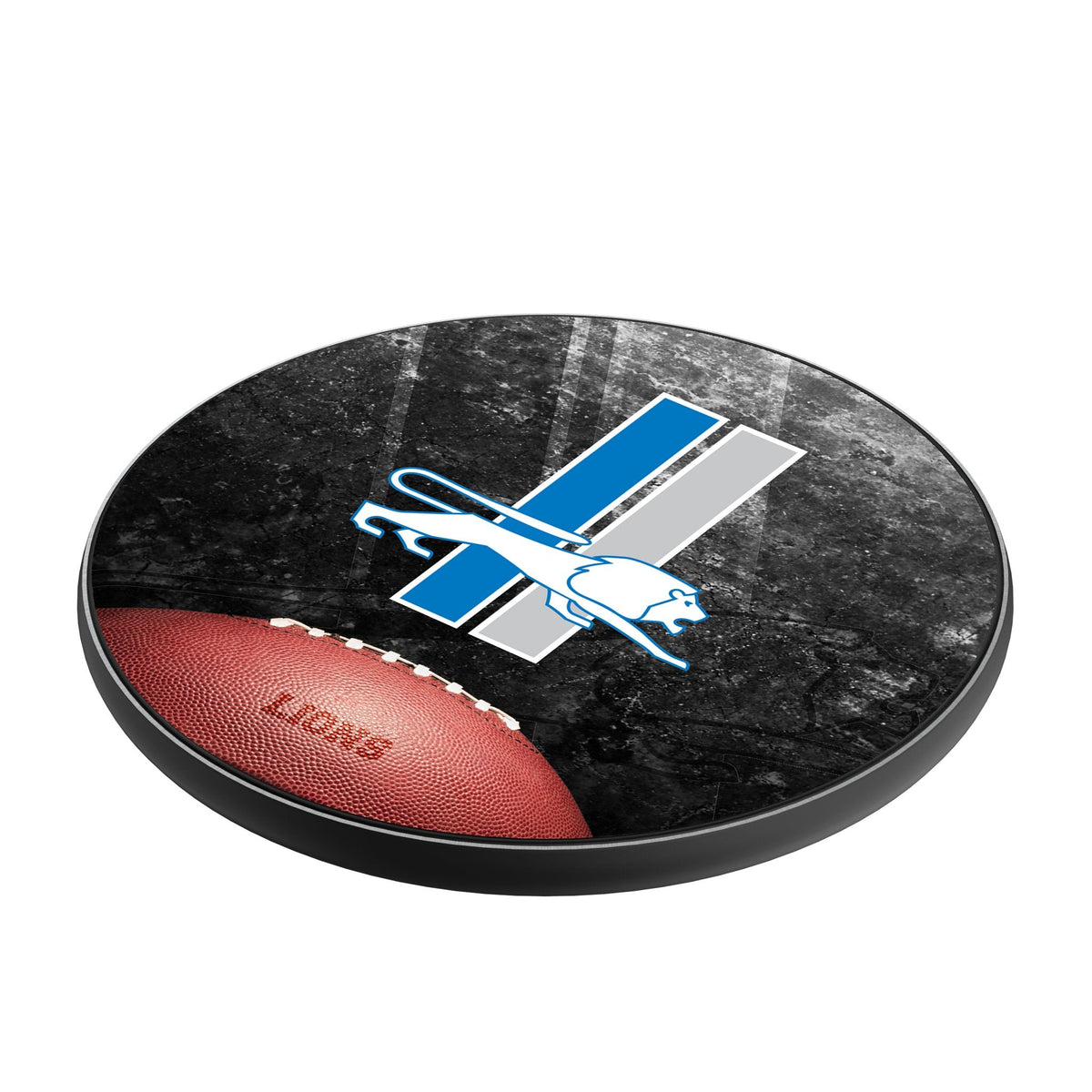 Detroit Lions Retro Legendary 15-Watt Wireless Charger 2