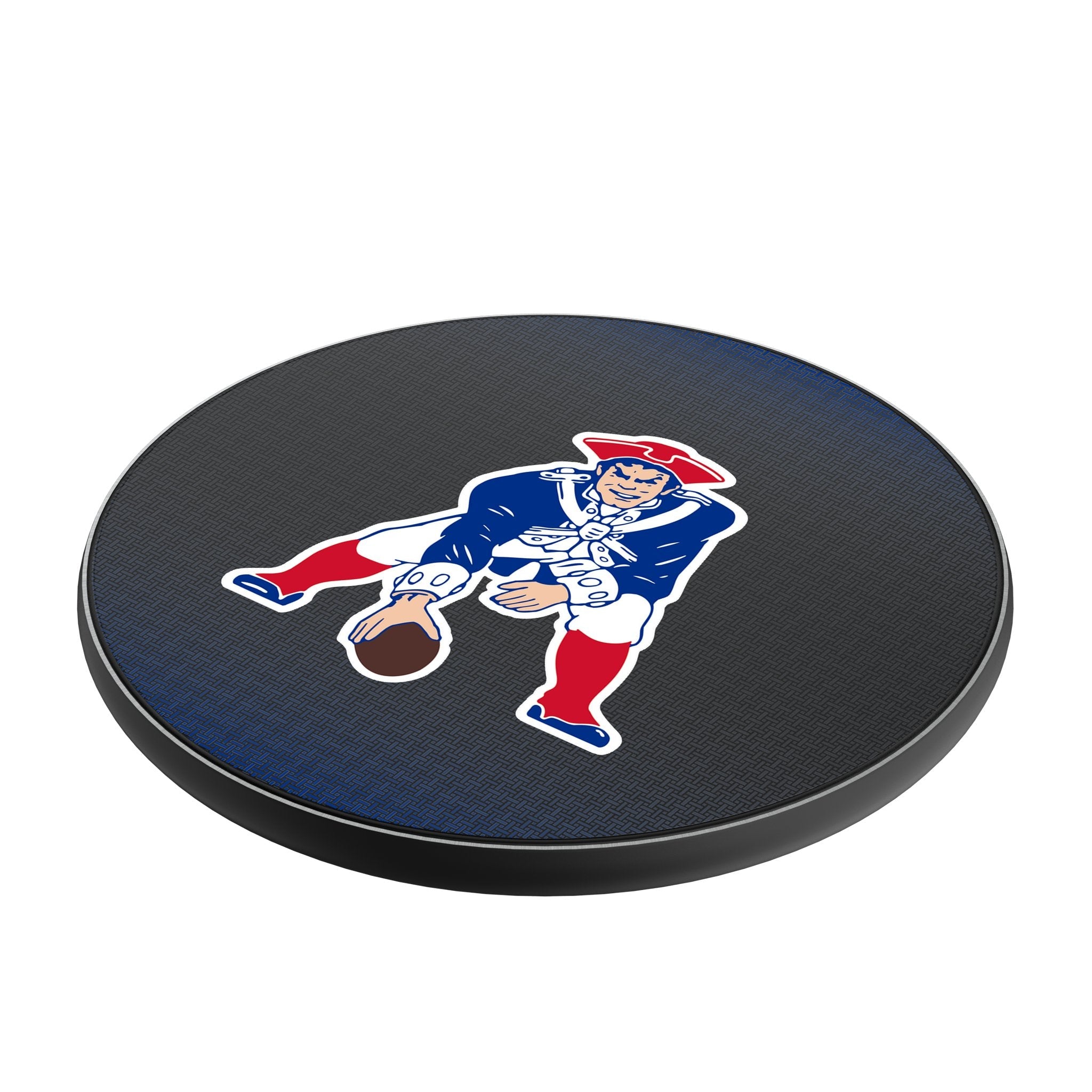 New England Patriots Historic Collection Linen 15-Watt Wireless Charger 2