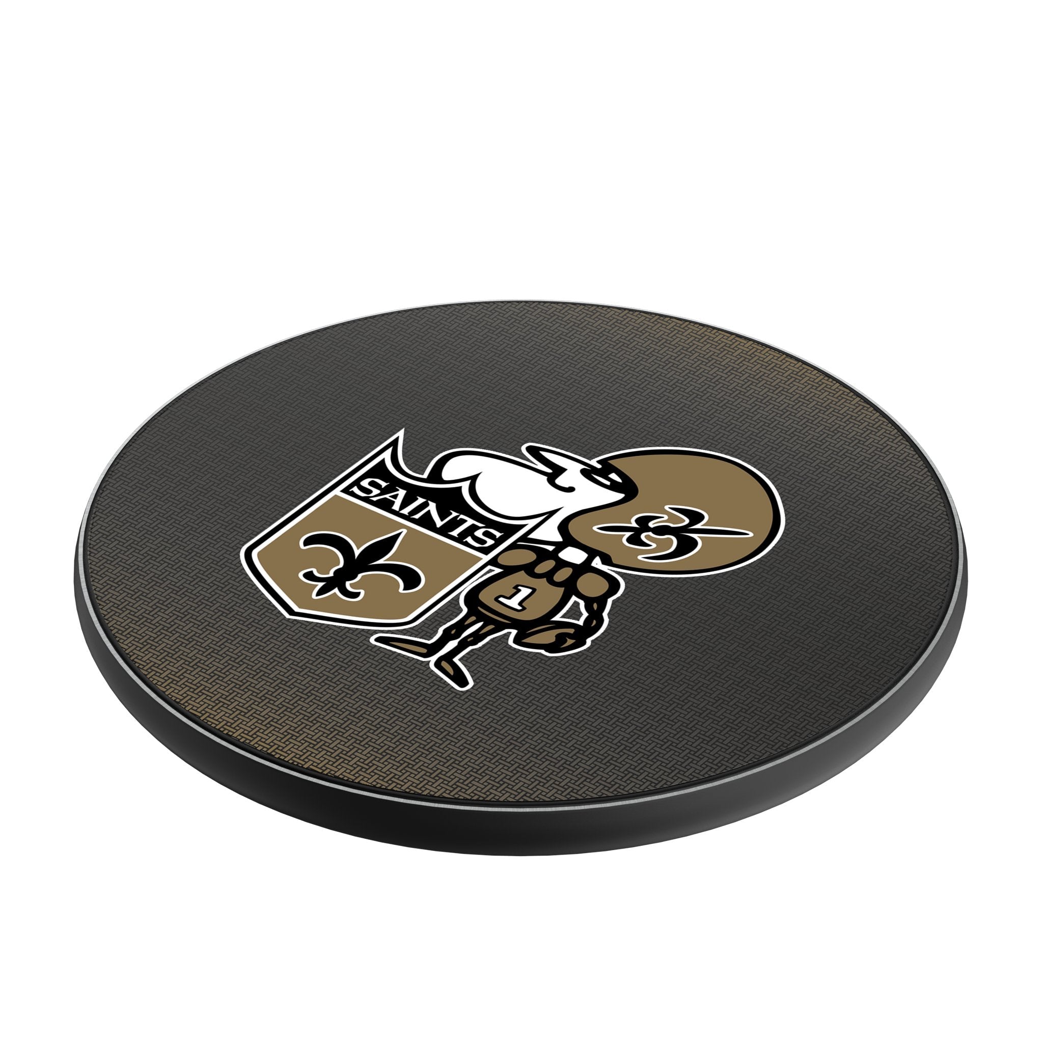 New Orleans Saints Historic Collection Linen 15-Watt Wireless Charger 2