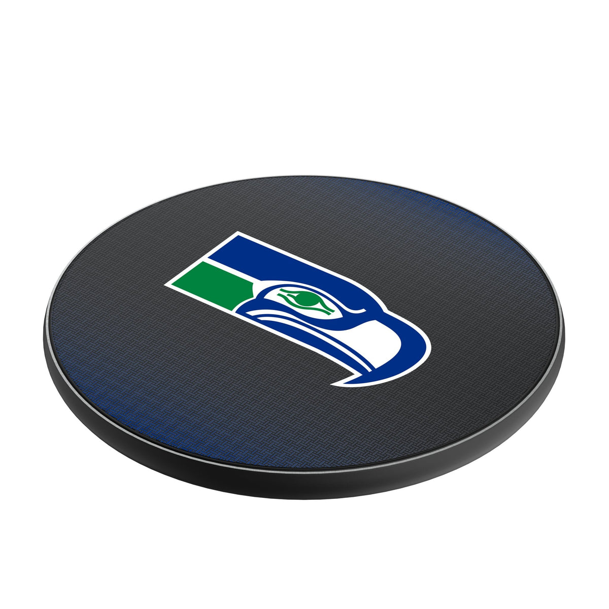 Seattle Seahawks Historic Collection Linen 15-Watt Wireless Charger 2