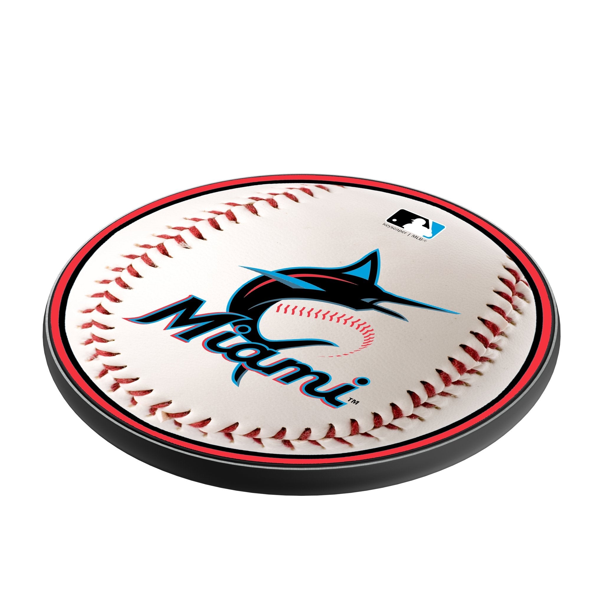 Miami Marlins Baseball 15-Watt Wireless Charger 2