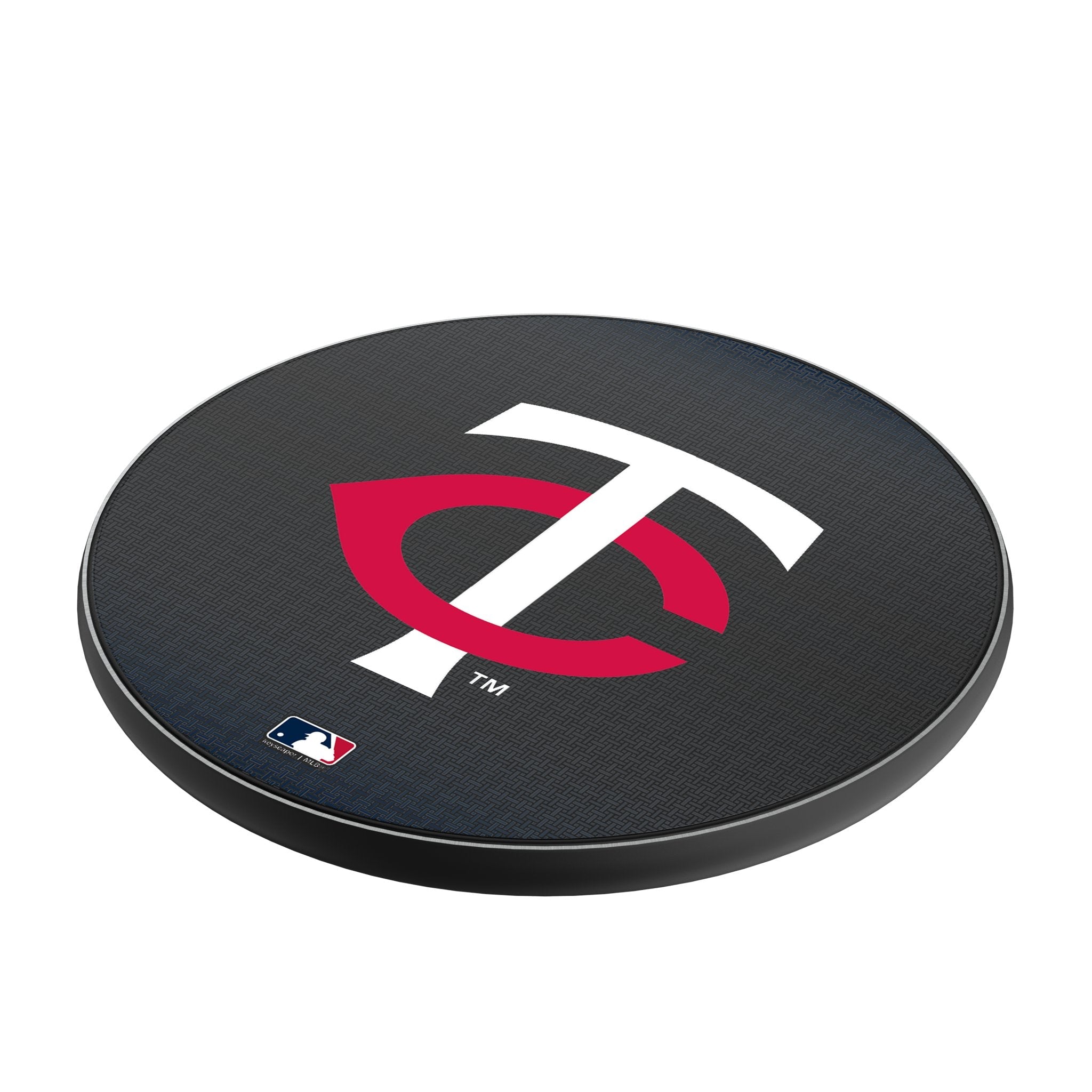 Minnesota Twins Linen 15-Watt Wireless Charger 2
