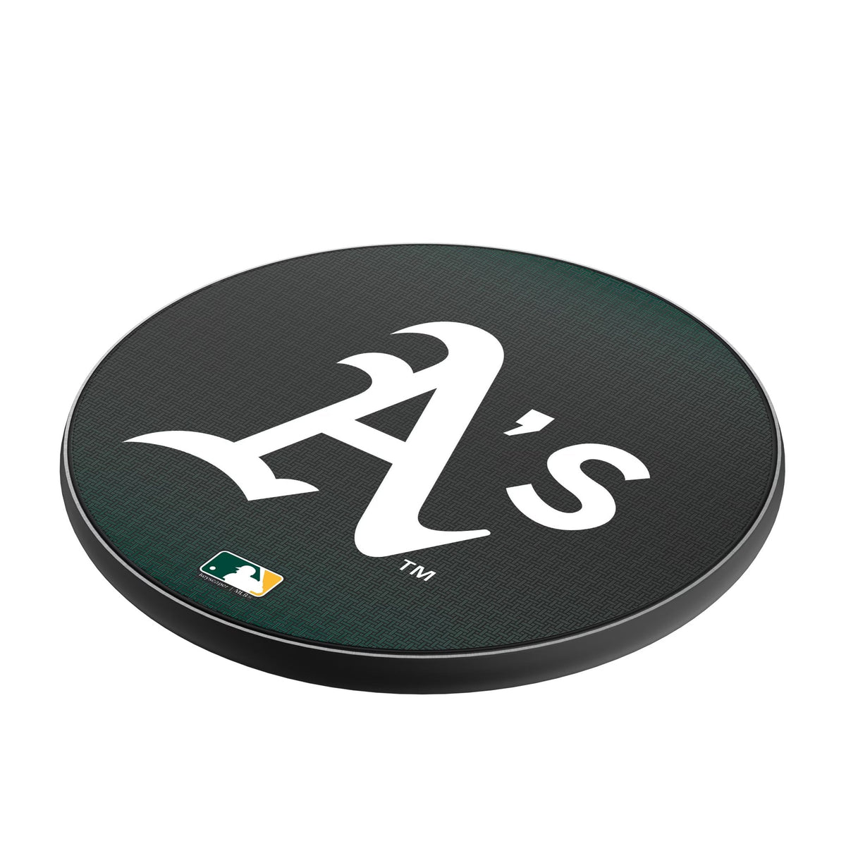 Oakland Athletics Linen 15-Watt Wireless Charger 2