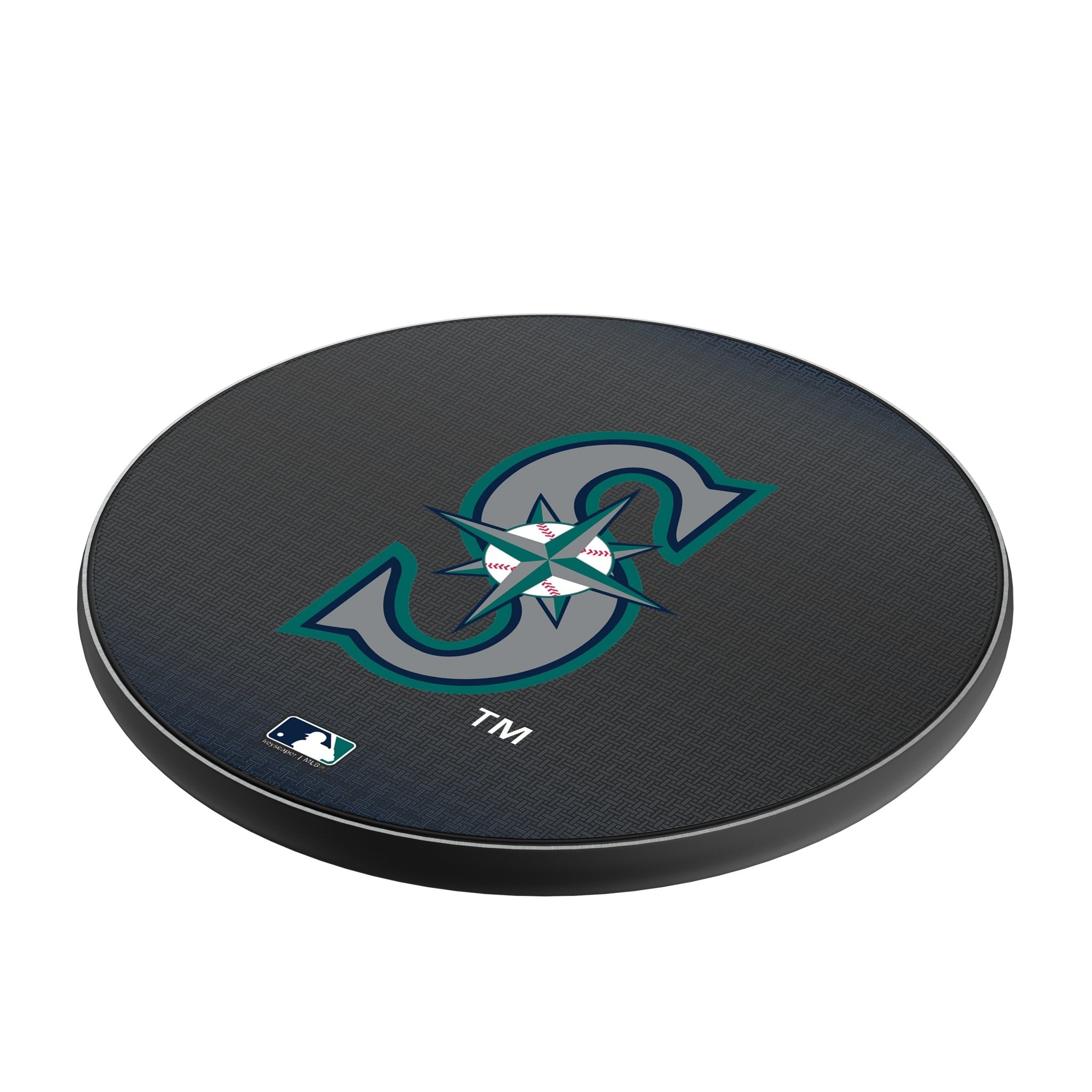 Seattle Mariners Linen 15-Watt Wireless Charger 2