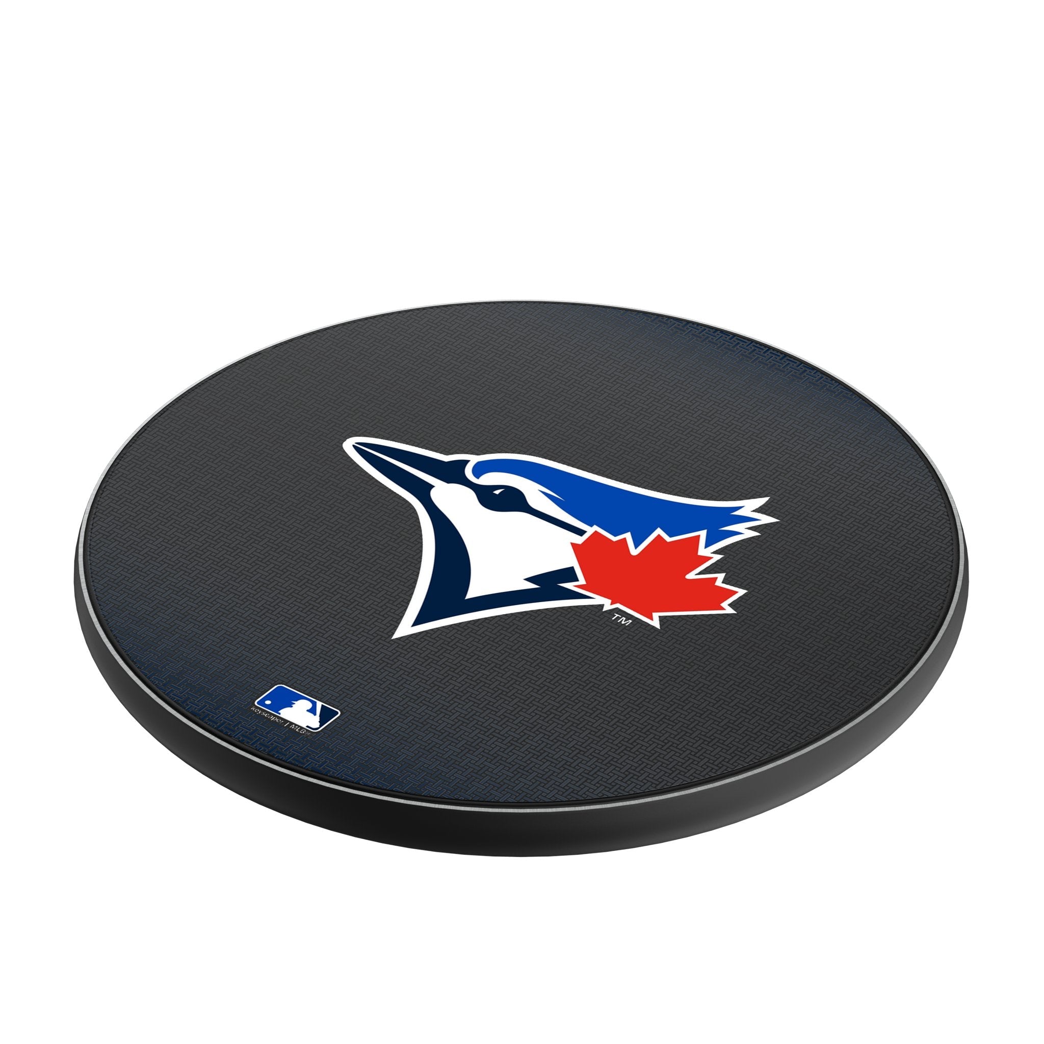 Toronto Blue Jays Linen 15-Watt Wireless Charger 2