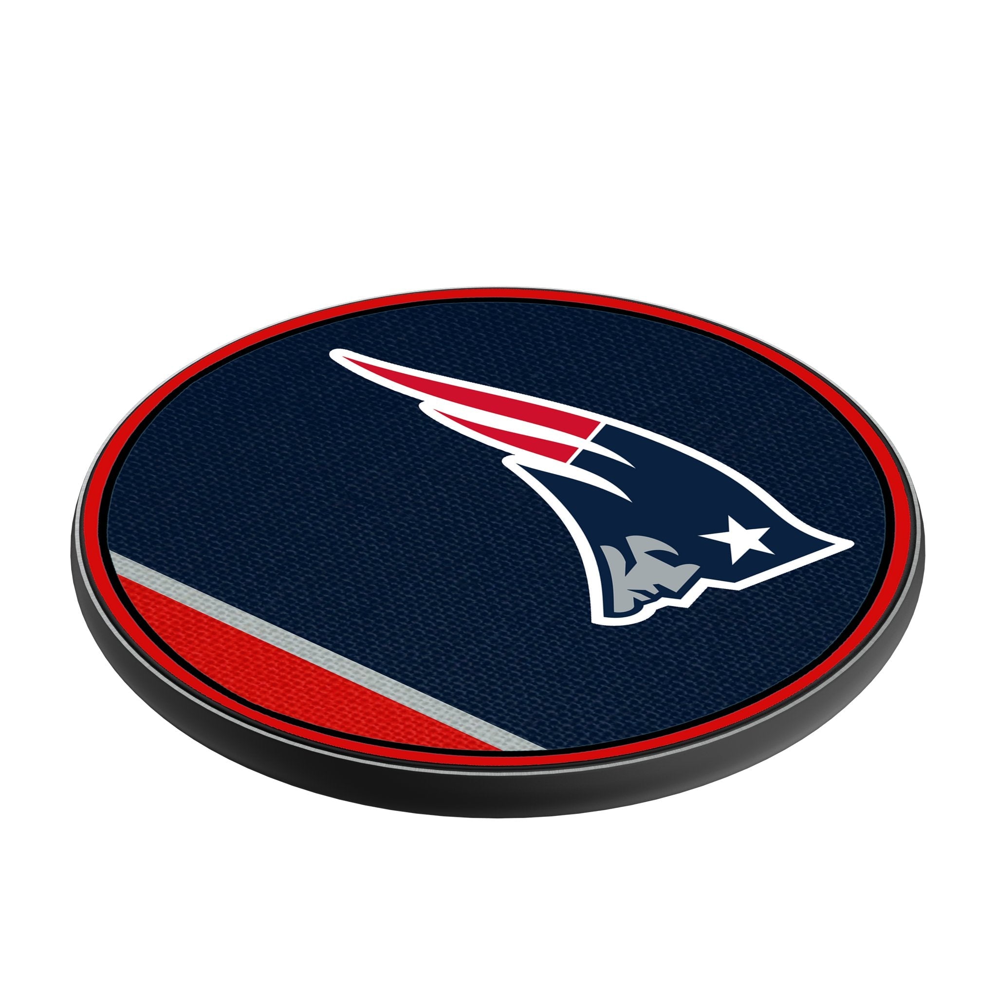 New England Patriots Stripe 15-Watt Wireless Charger 2