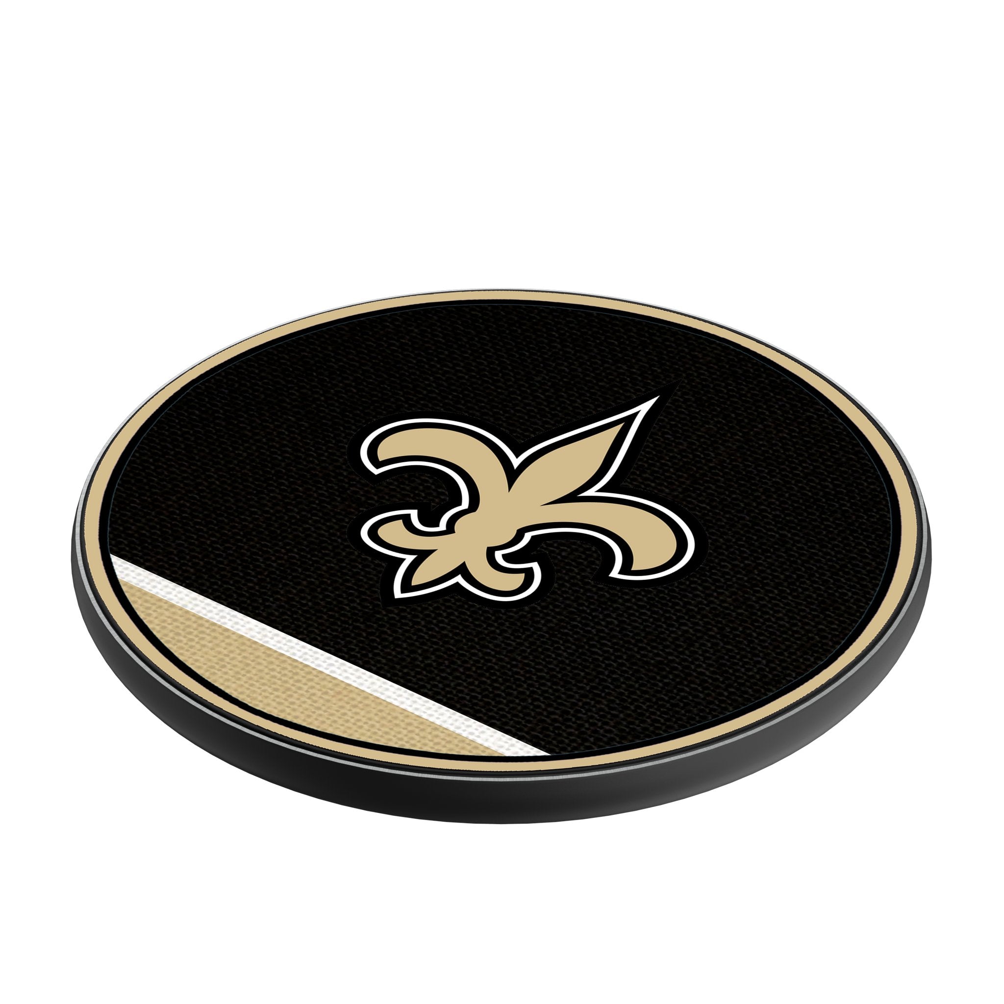 New Orleans Saints Stripe 15-Watt Wireless Charger 2