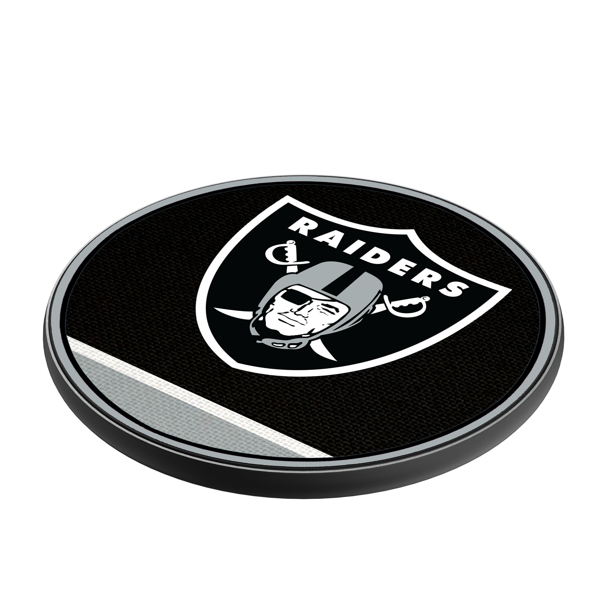 Las Vegas Raiders Stripe 15-Watt Wireless Charger 2