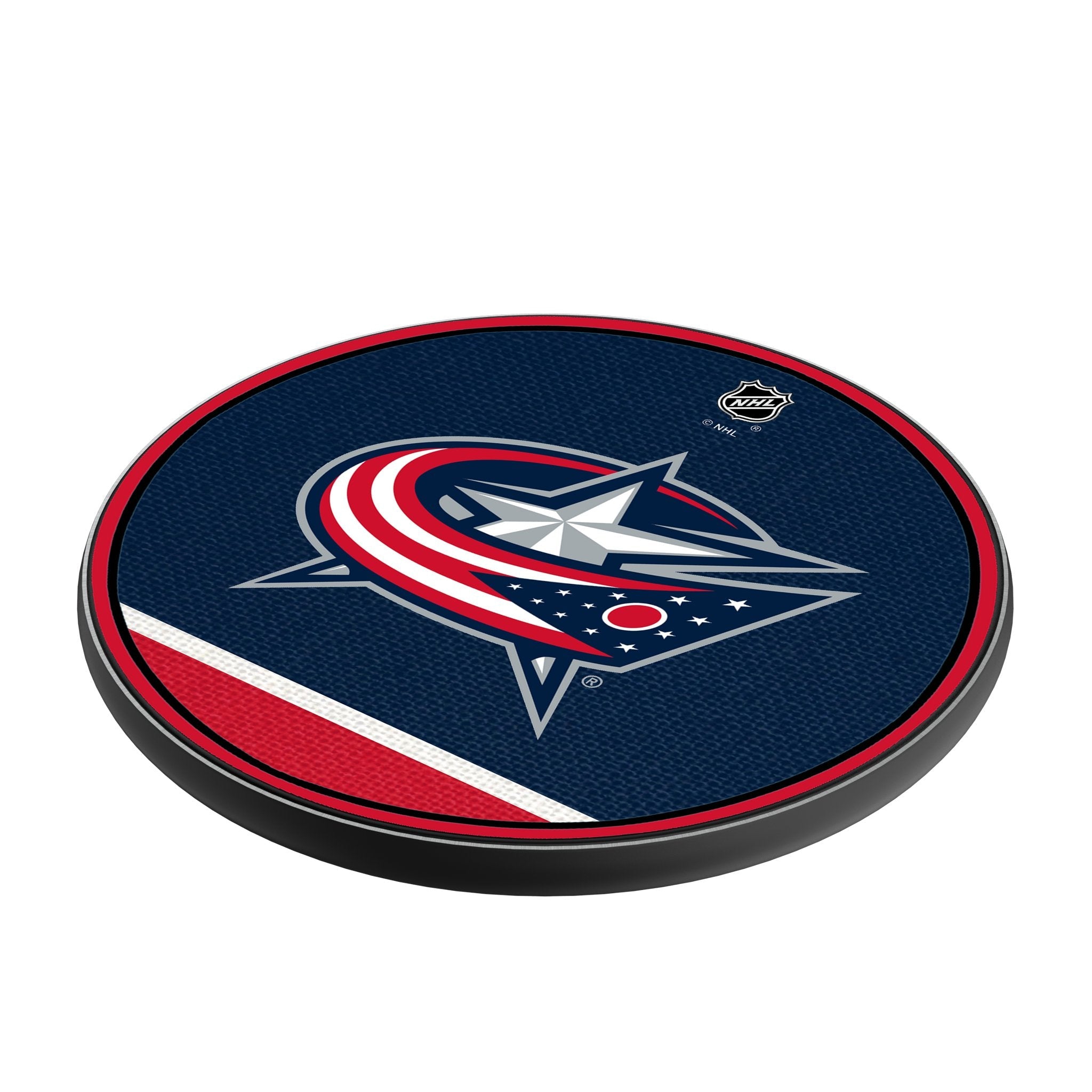 Columbus Blue Jackets Stripe 15-Watt Wireless Charger