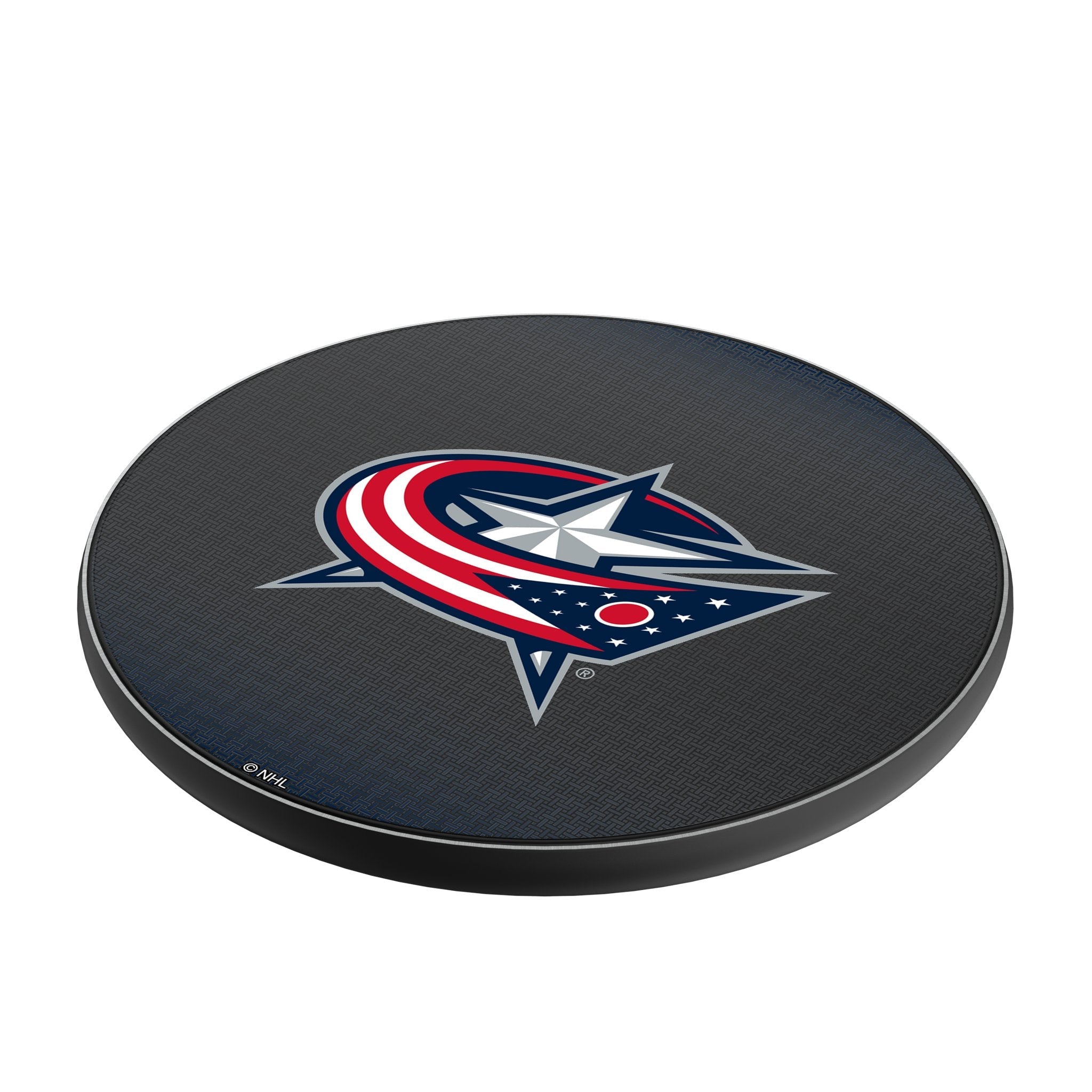 Columbus Blue Jackets Linen 15-Watt Wireless Charger