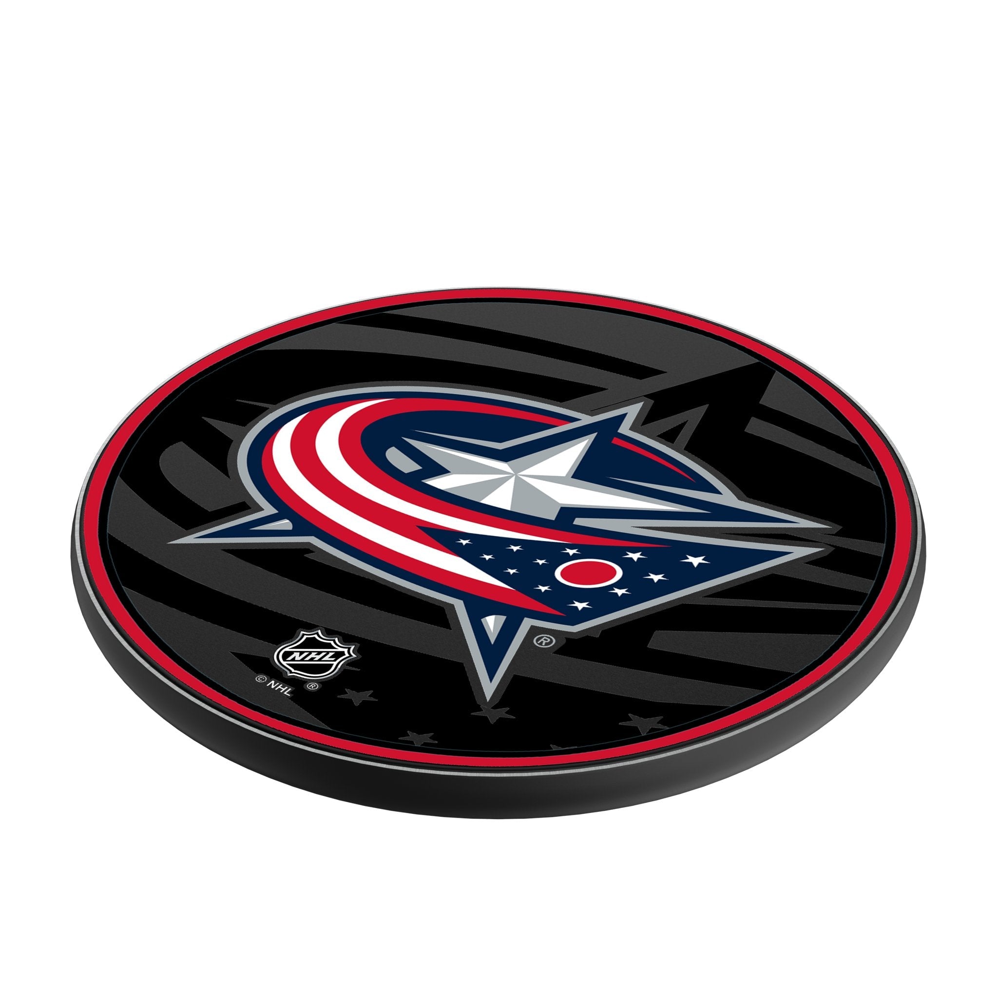 Columbus Blue Jackets Monocolor Tilt 15-Watt Wireless Charger