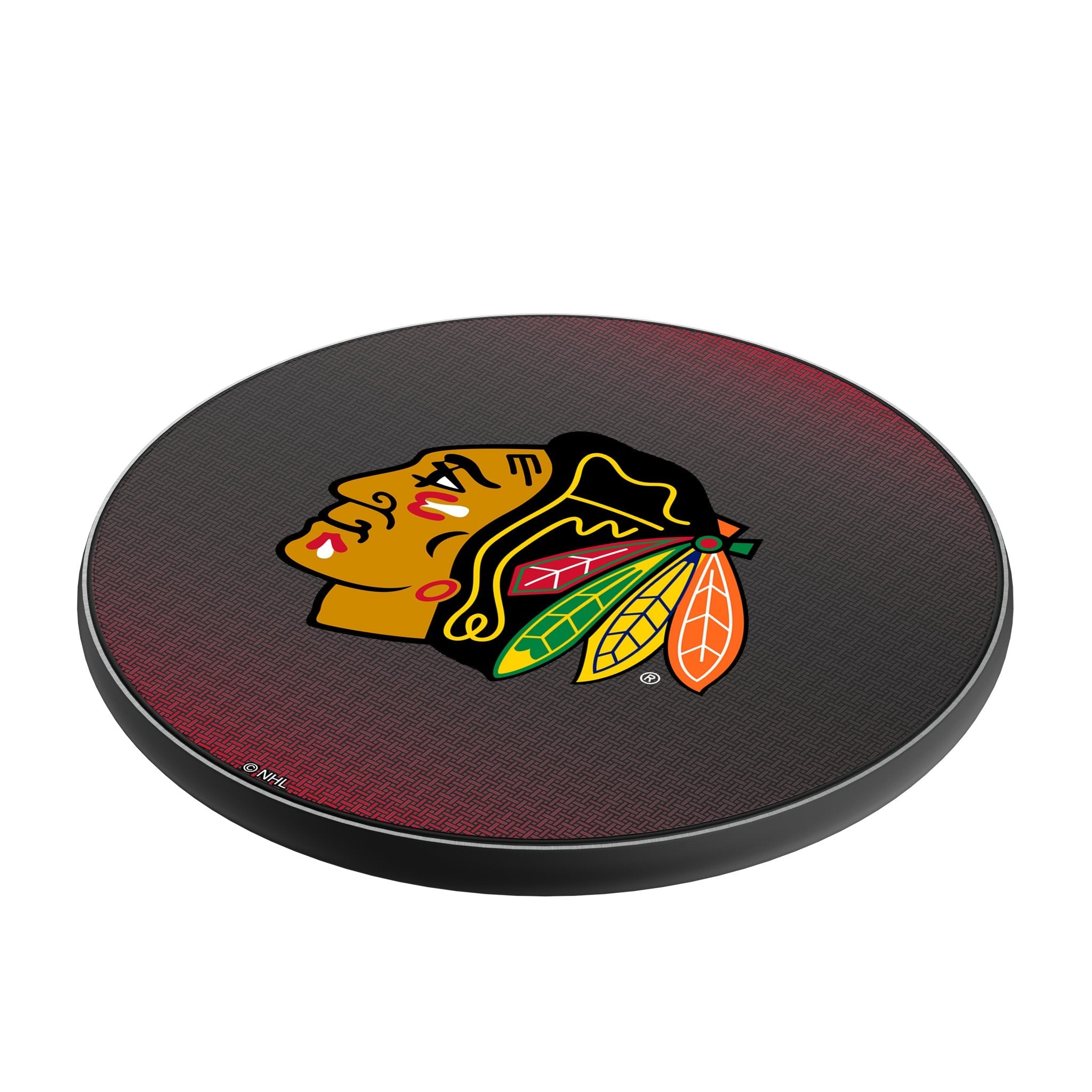 Chicago Blackhawks Linen 15-Watt Wireless Charger