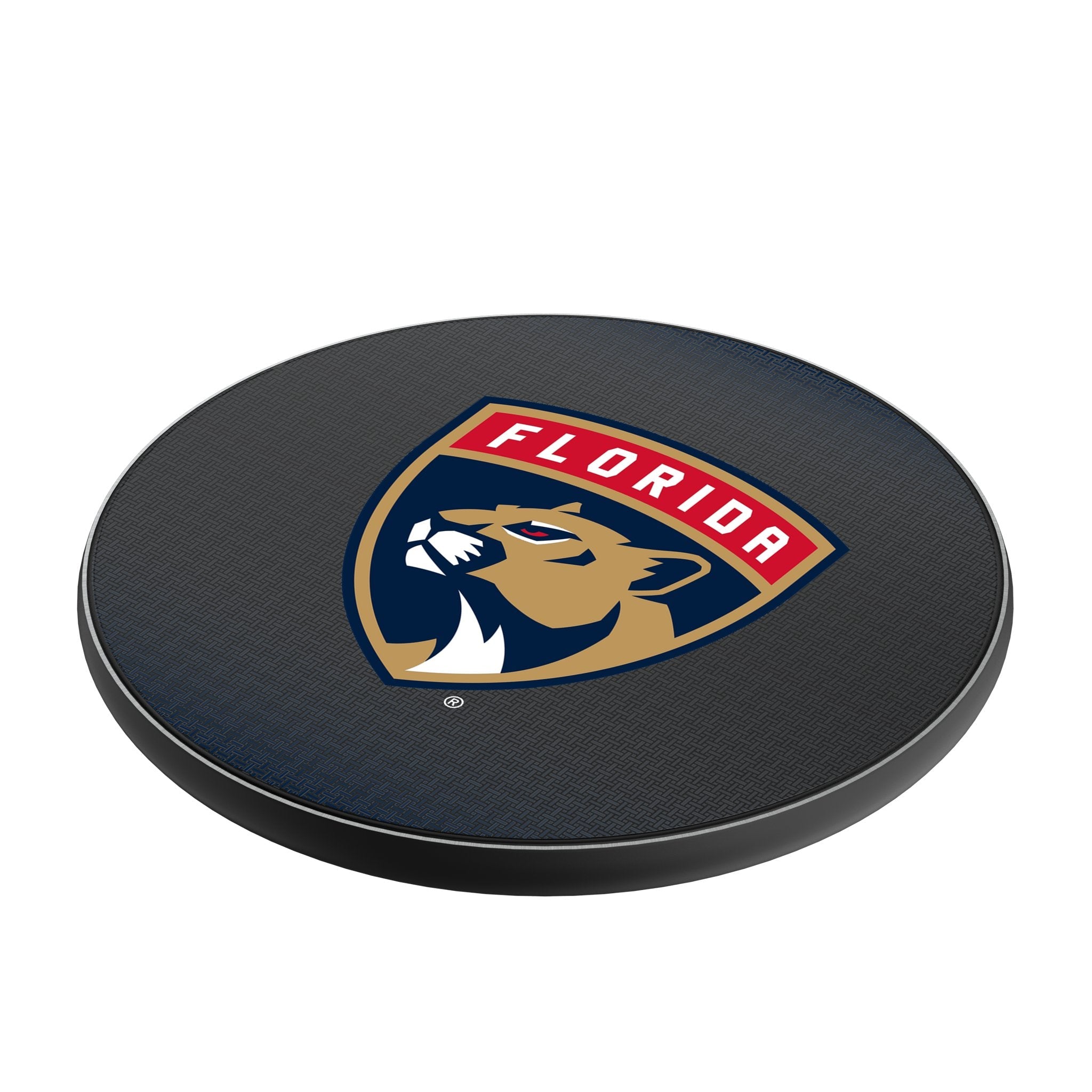 Florida Panthers Linen 15-Watt Wireless Charger