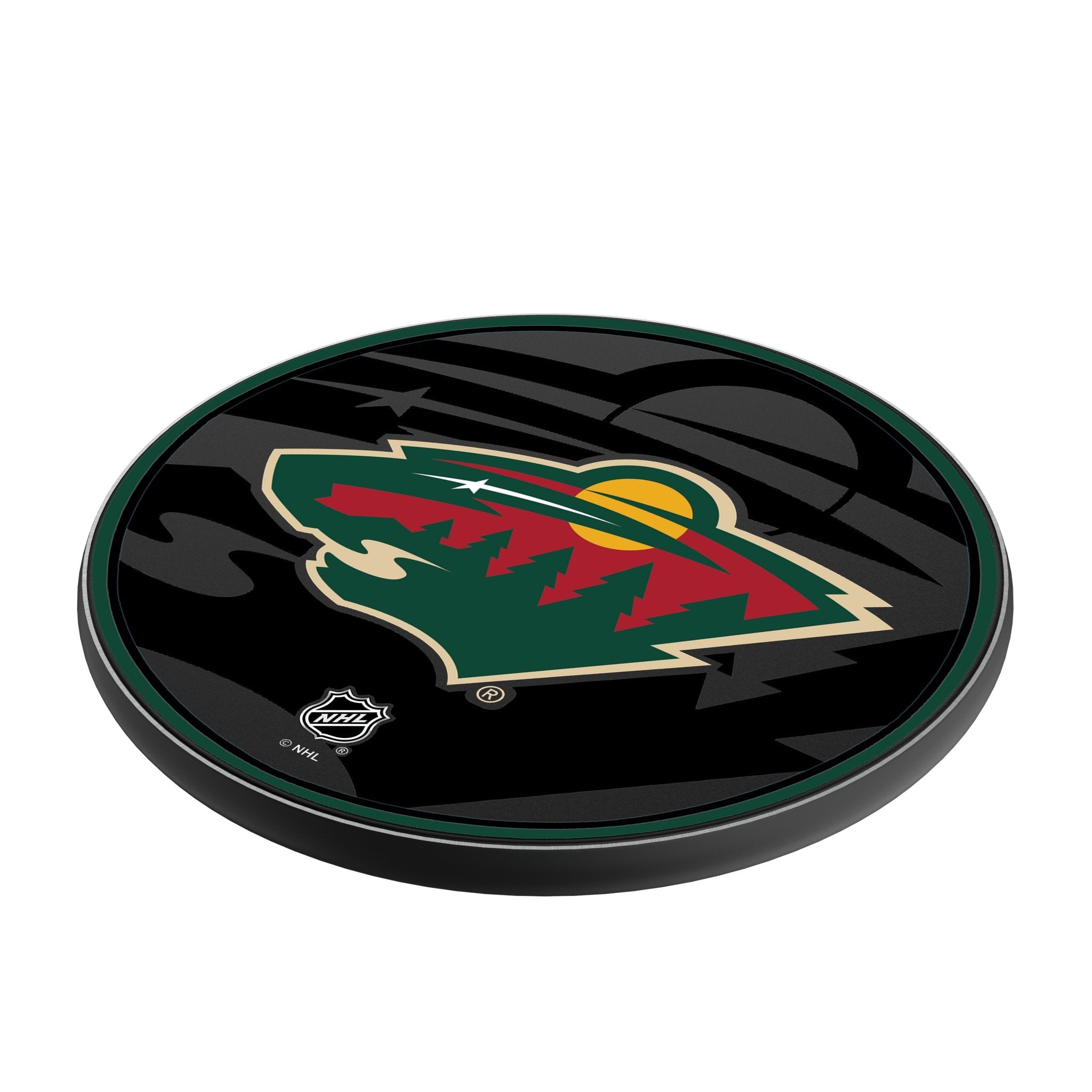 Minnesota Wild Monocolor Tilt 15-Watt Wireless Charger