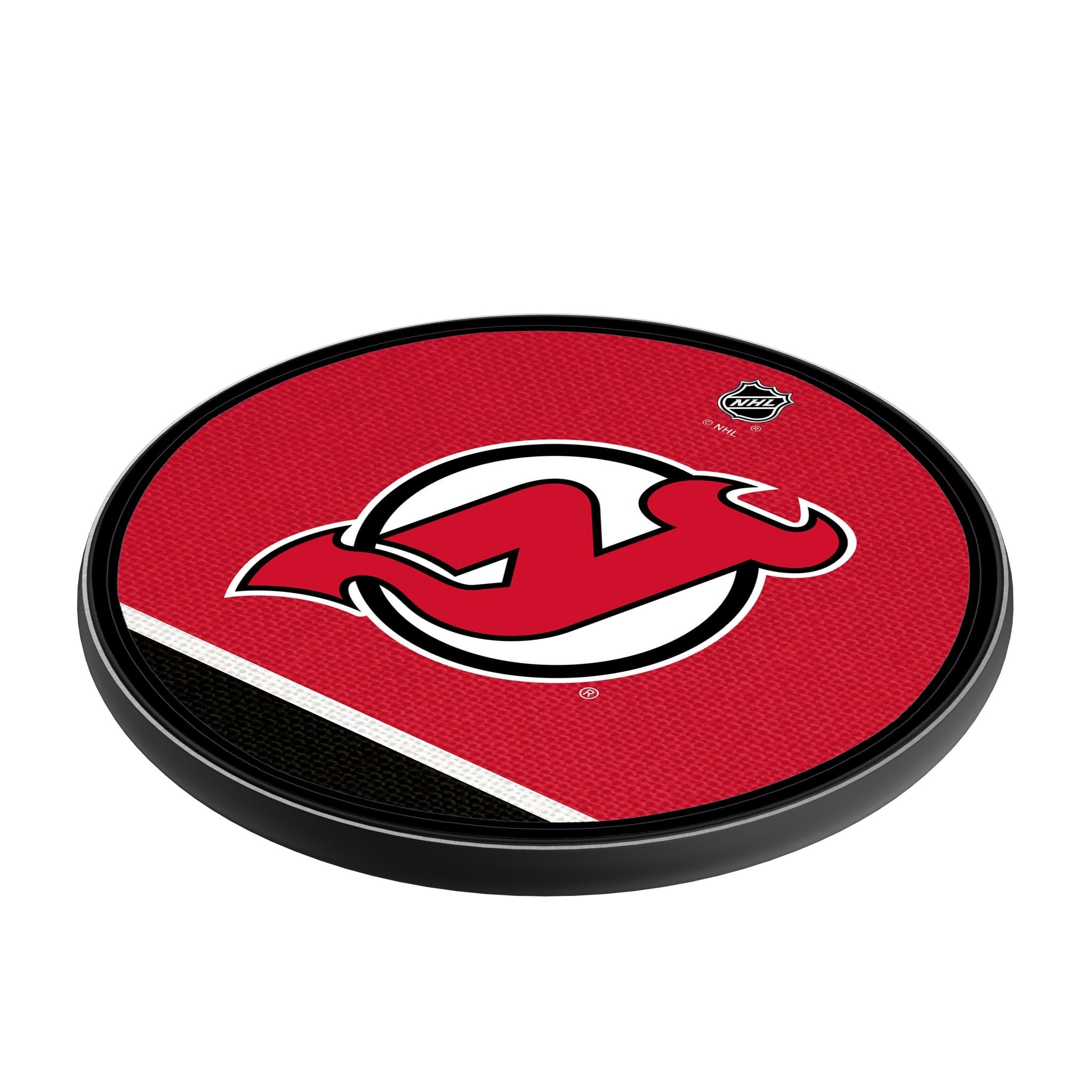 New Jersey Devils Stripe 15-Watt Wireless Charger