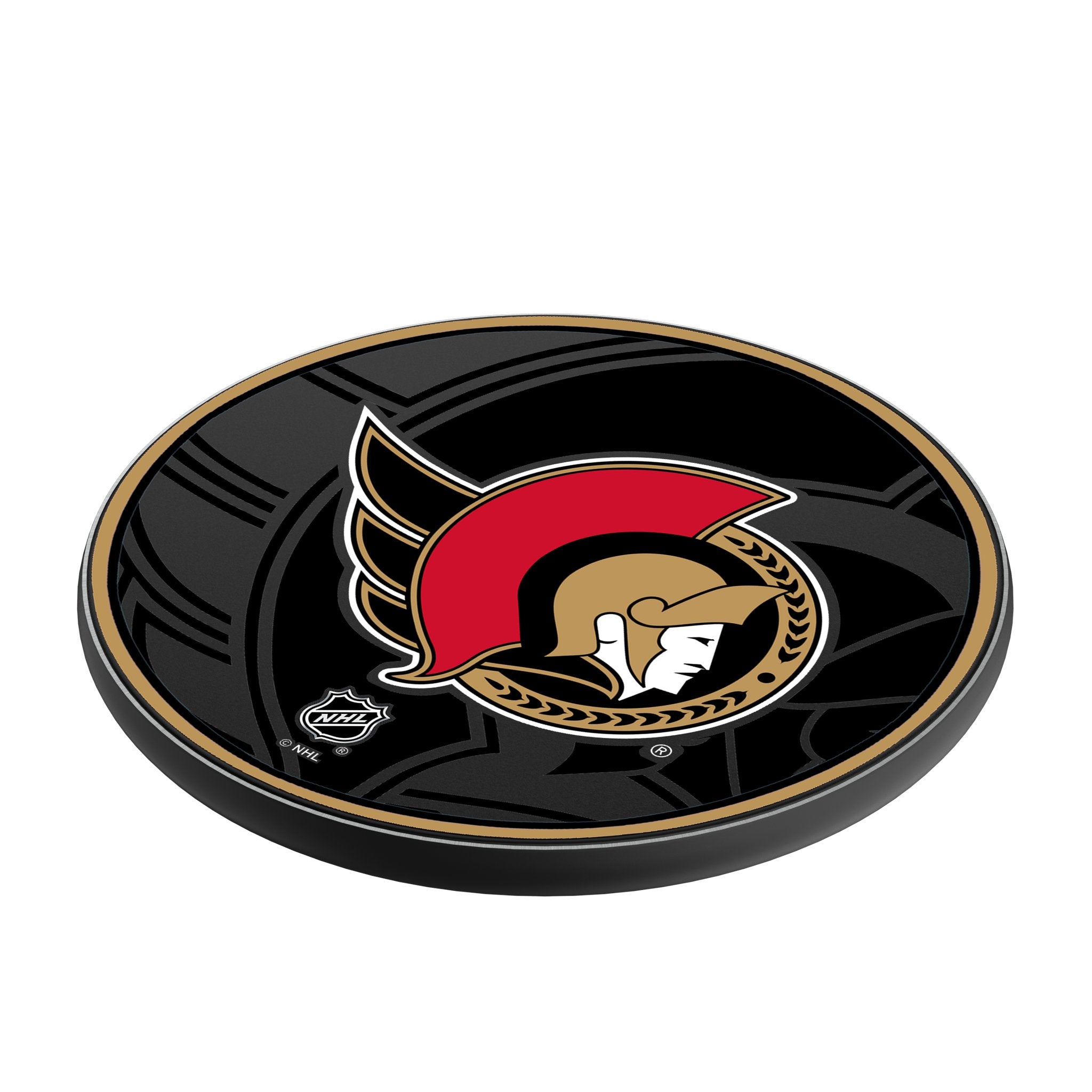 Ottawa Senators Monocolor Tilt 15-Watt Wireless Charger
