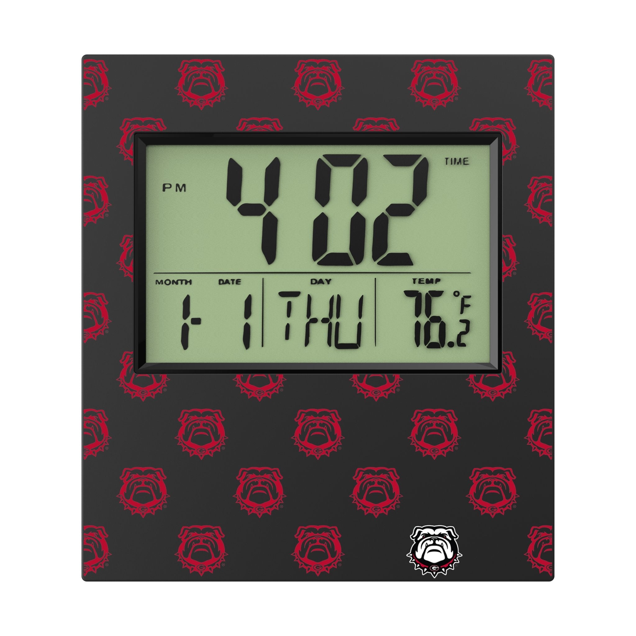 University of Georgia Bulldogs Uga Fashion Pattern Wall Clock 2