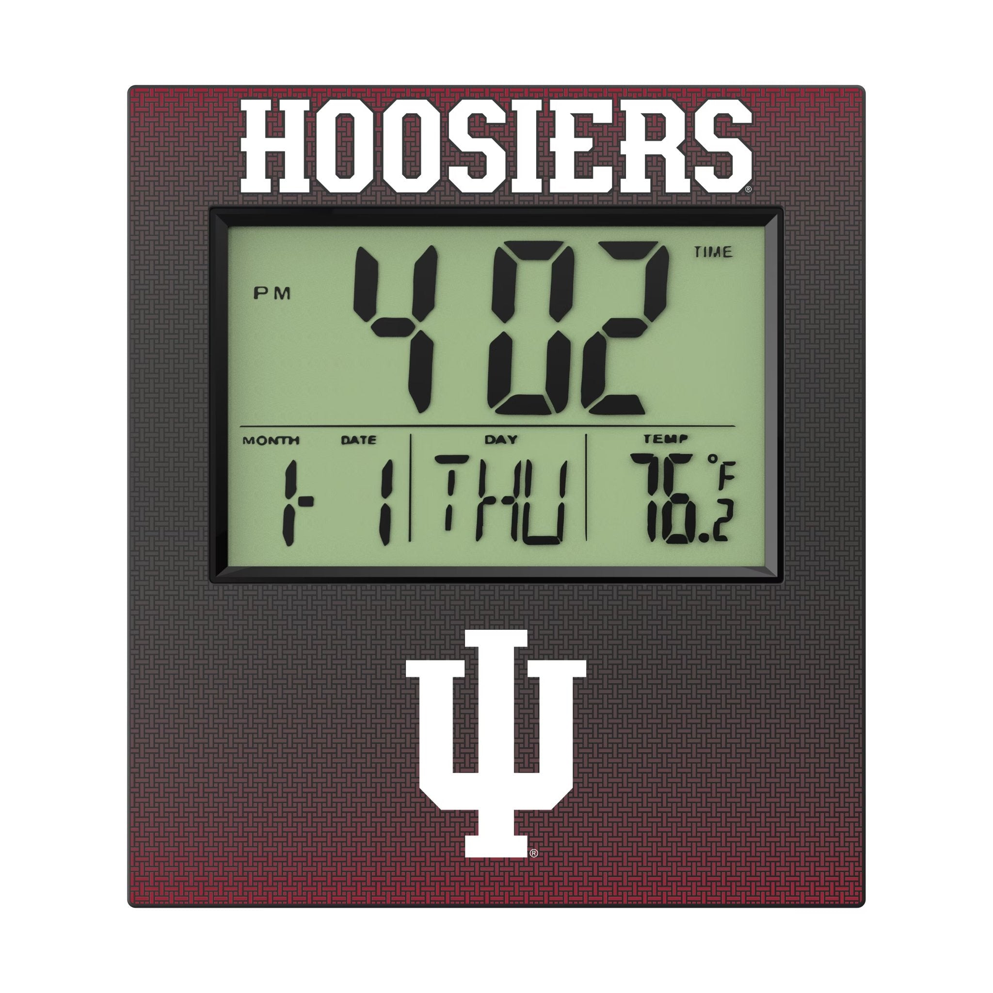 Indiana University Hoosiers Linen Wall Clock