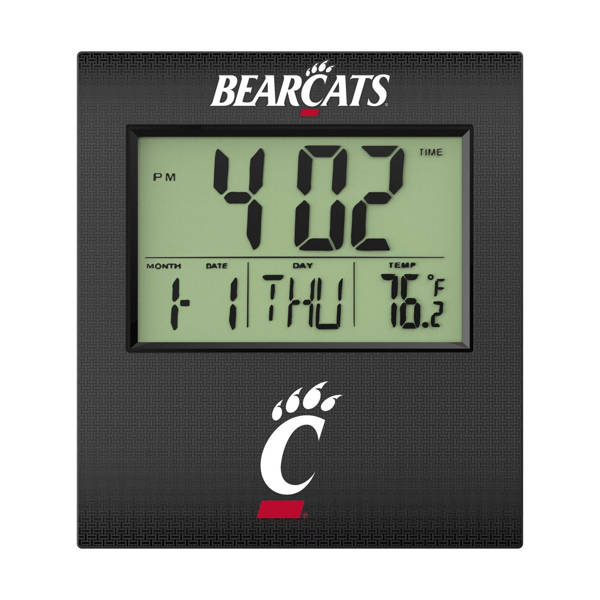 University of Cincinnati Bearcats Linen Wall Clock 2