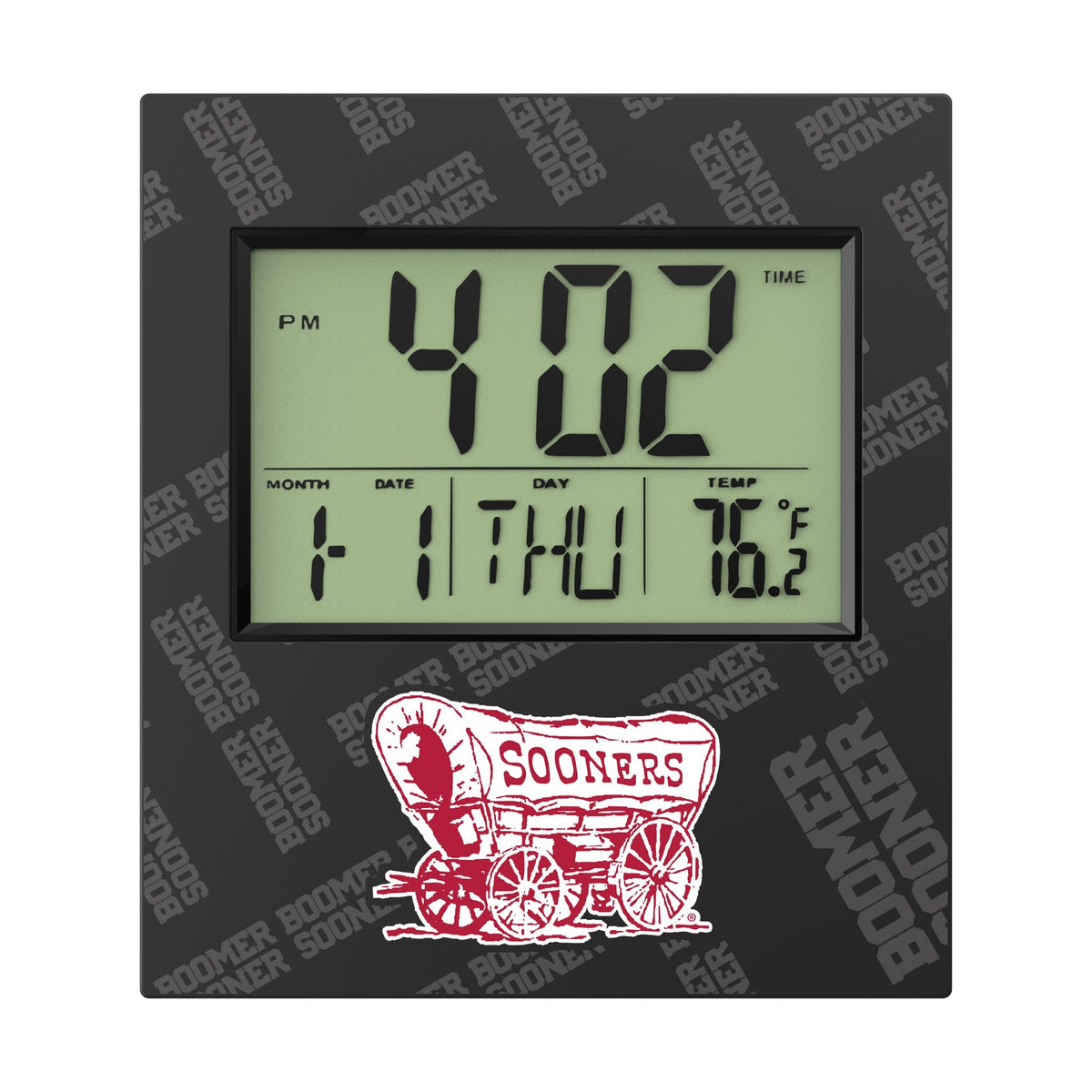 University of Oklahoma Sooners Quadtile Wall Clock
