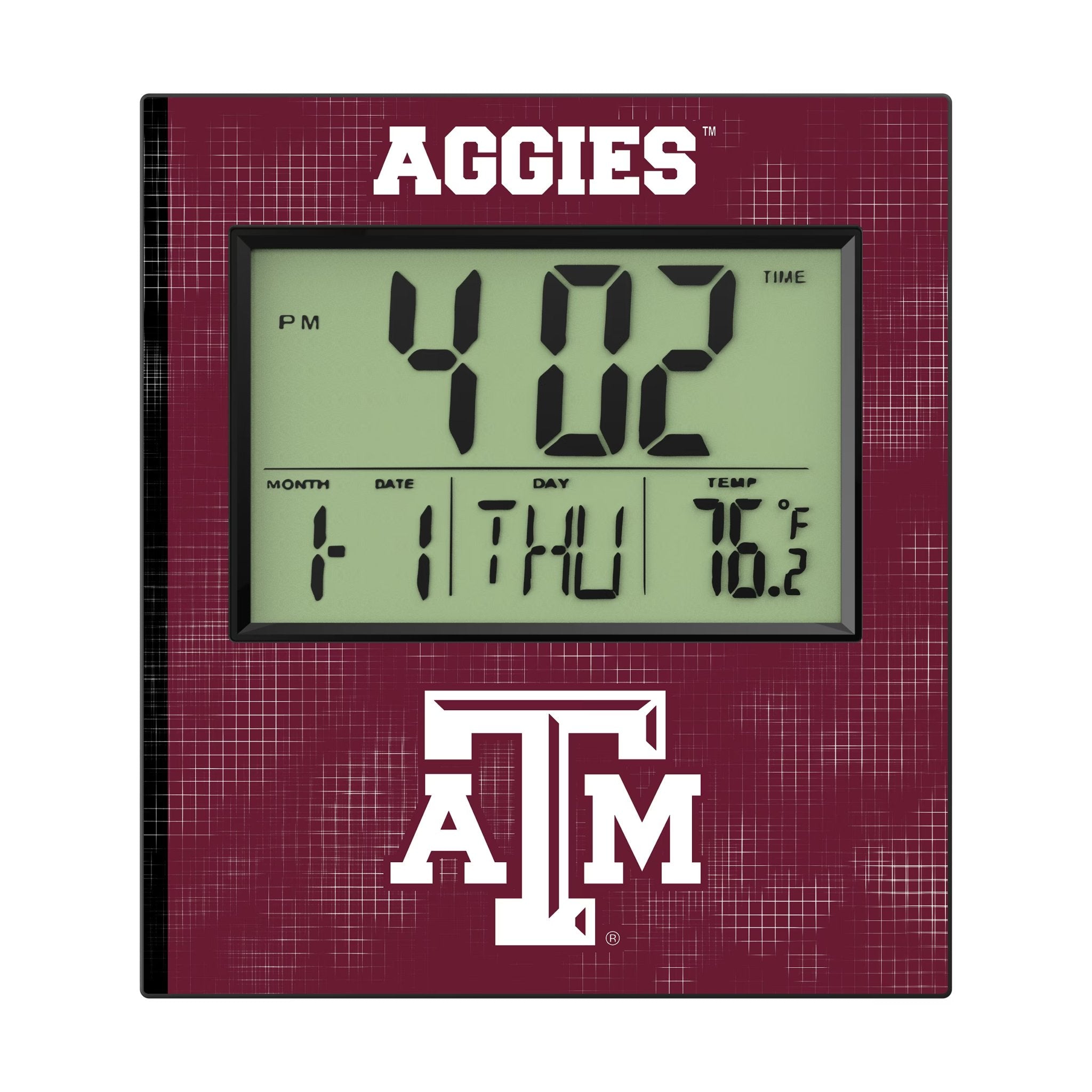 Texas A&M University Aggies Hatch Wall Clock