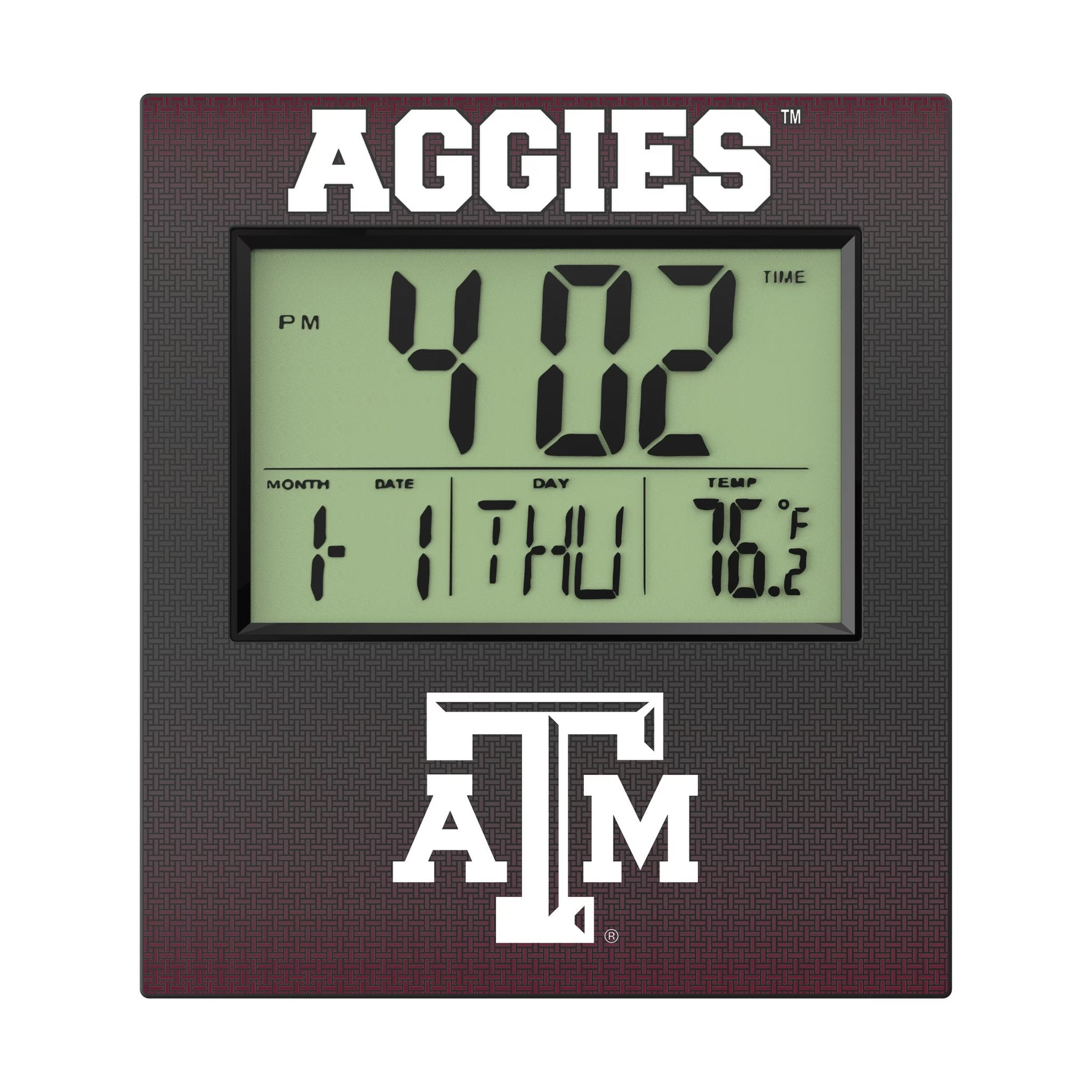 Texas A&M University Aggies Linen Wall Clock