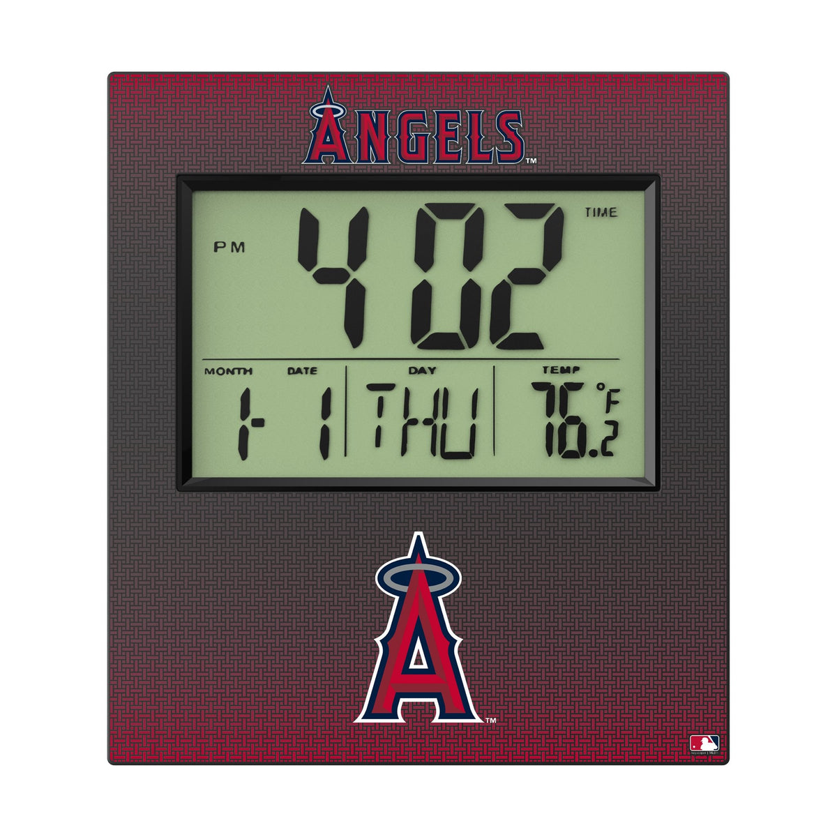 Los Angeles Angels Linen Wall Clock