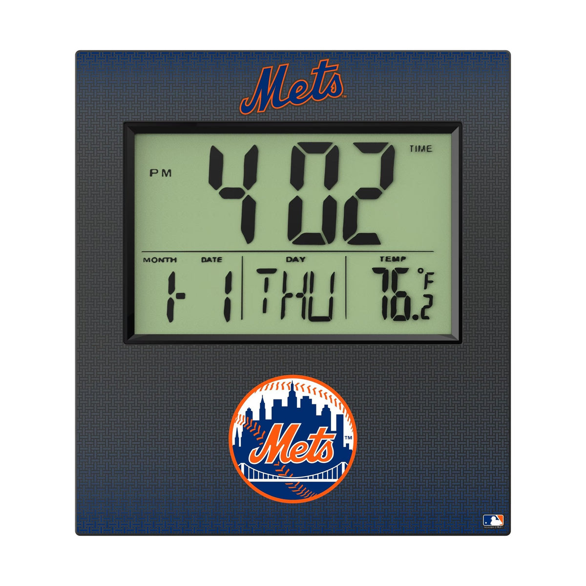 New York Mets Linen Wall Clock 2