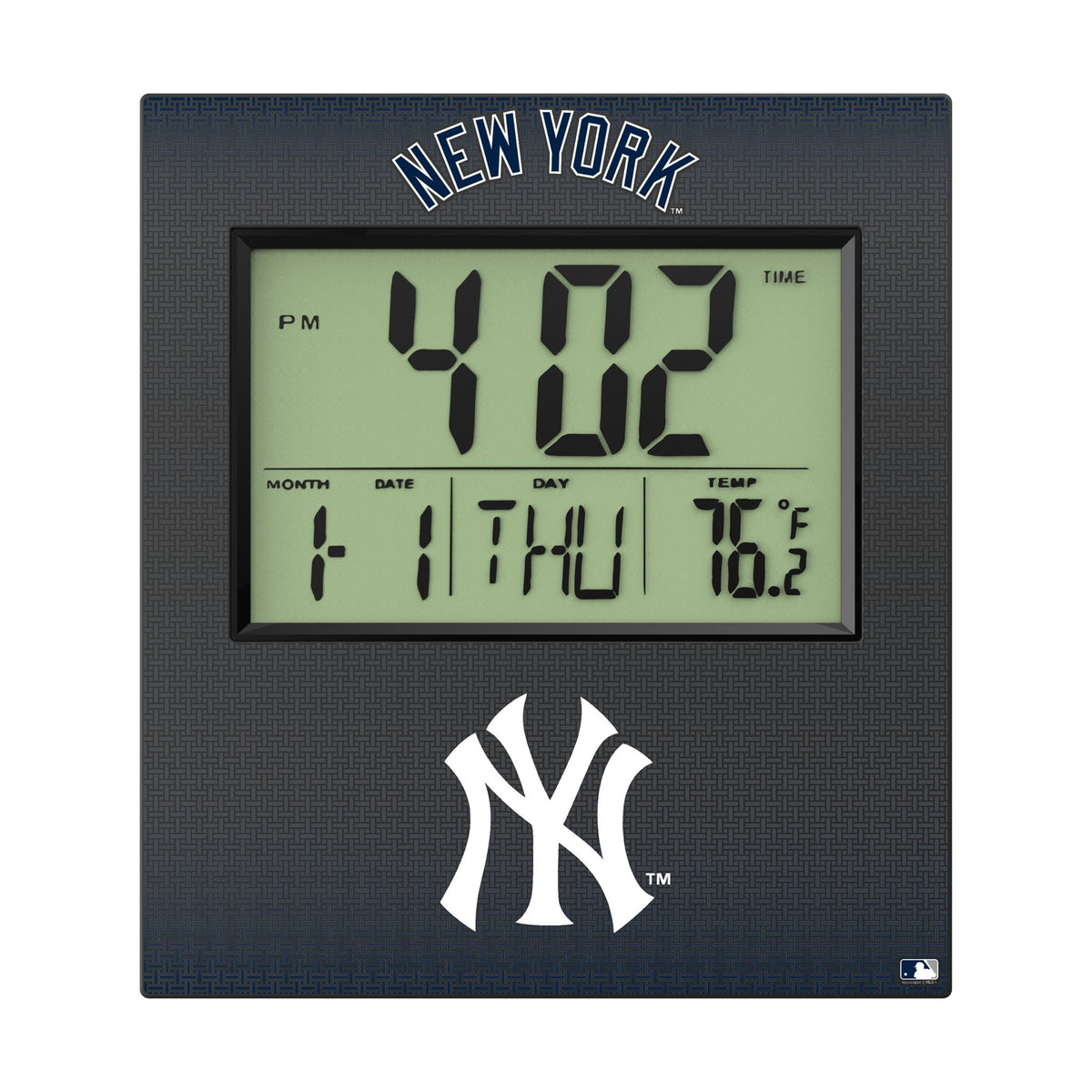 New York Yankees Linen Wall Clock